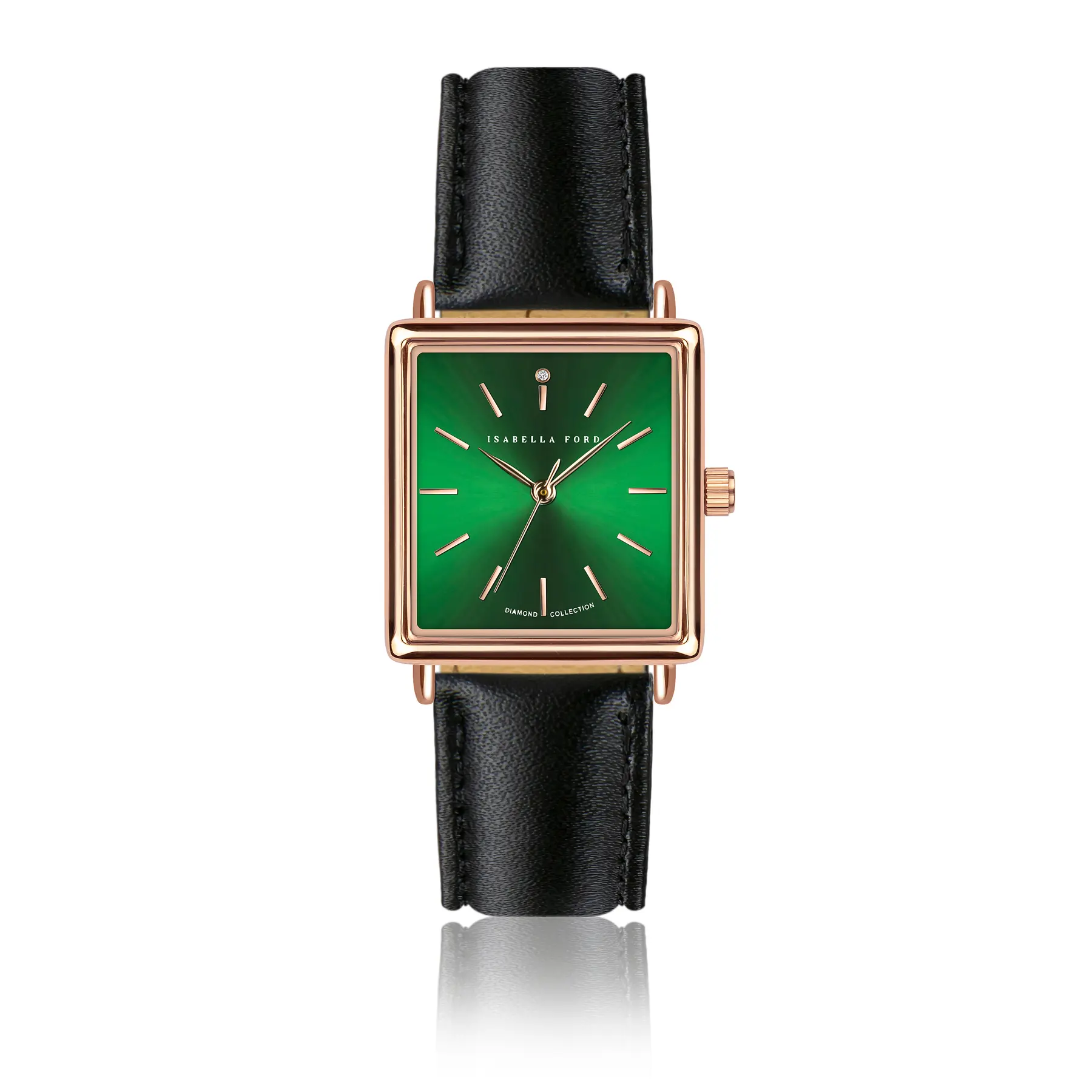 Isabella Ford Women's White Leather Watch Woman Elisabeth