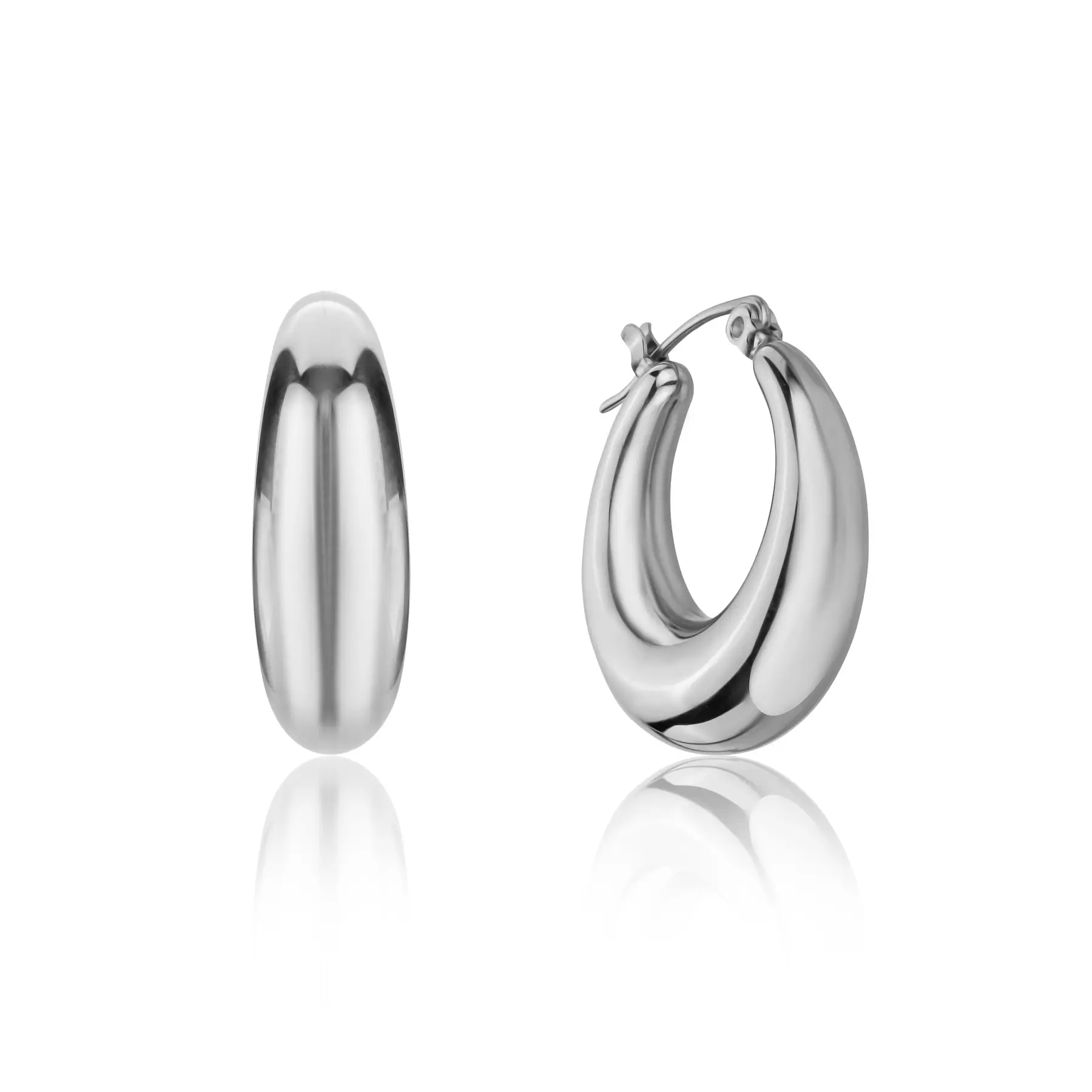 Earrings creole woman Isabella Ford Luna