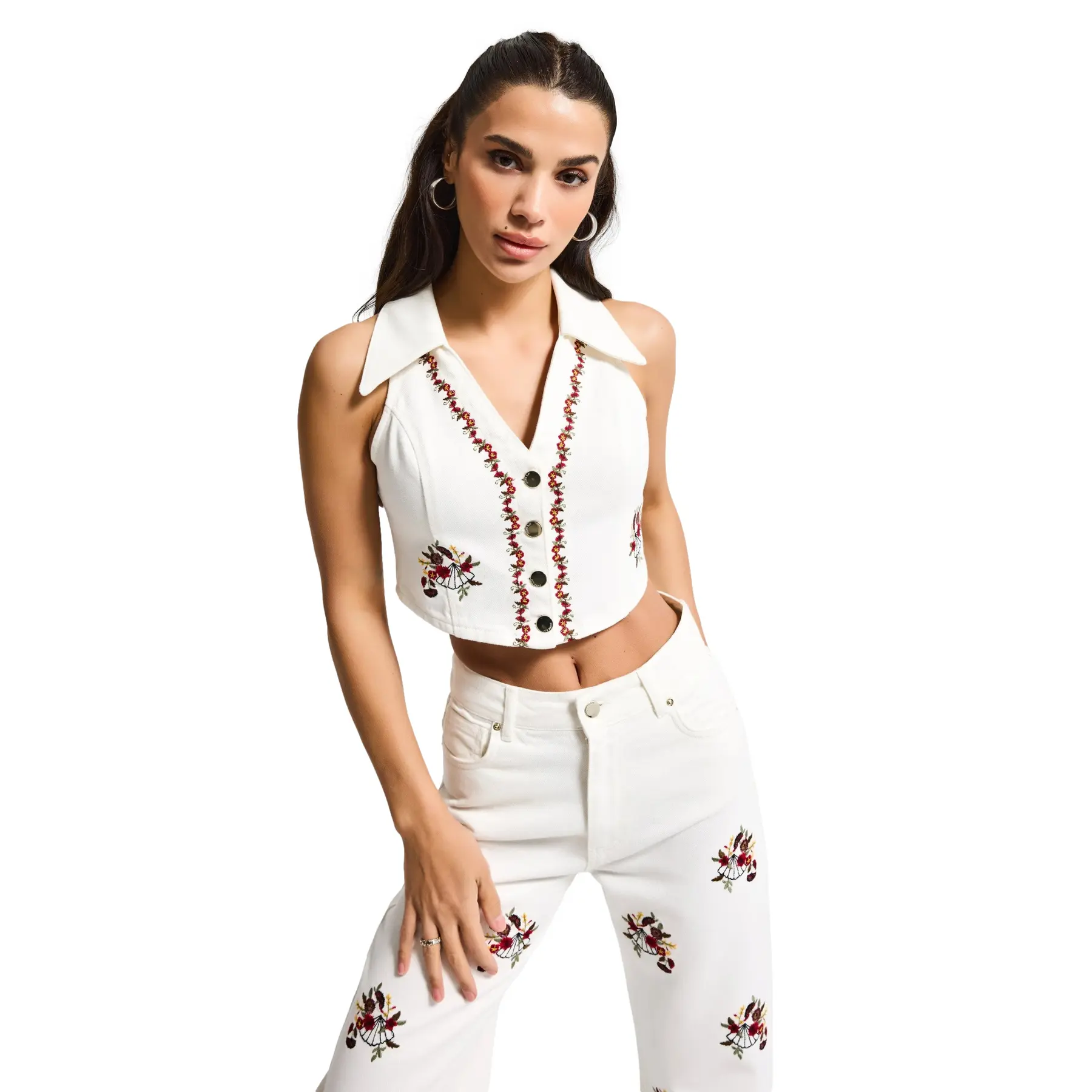Women's denim vest It's Basic