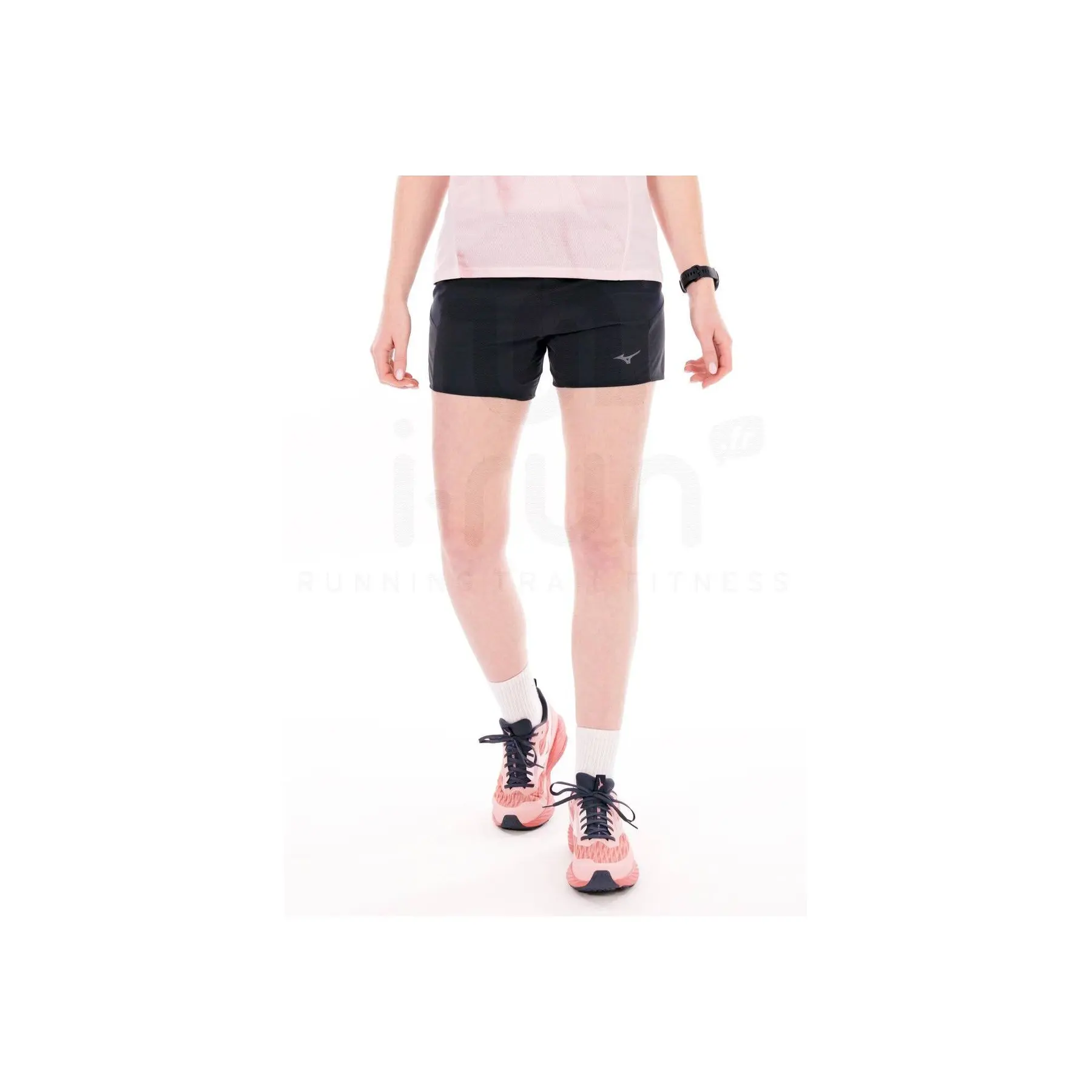 Mizuno Mujer Noir Pantalón Corto Active Alpha