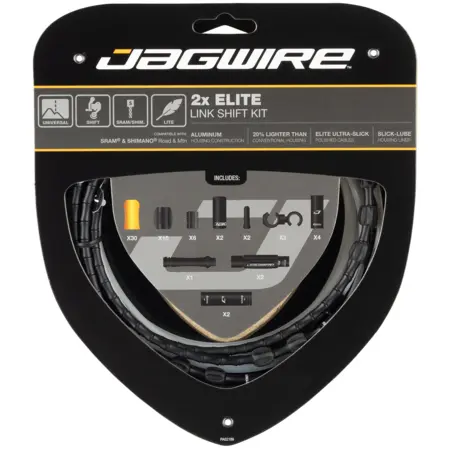 2x Elite Link Shift Kit Silber