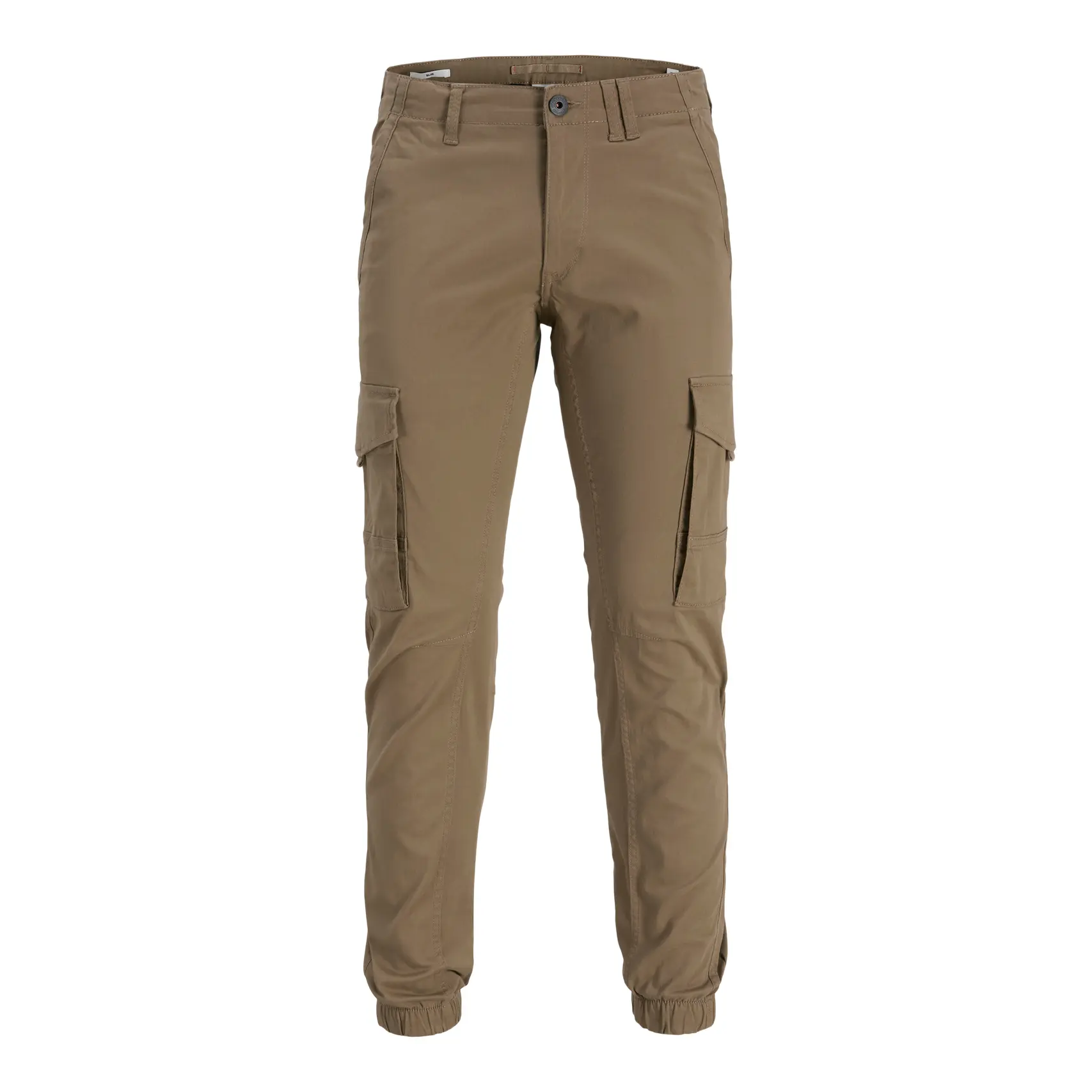 Jack & Jones Men's Beige Cargo Trousers Paul Flake - Image 2