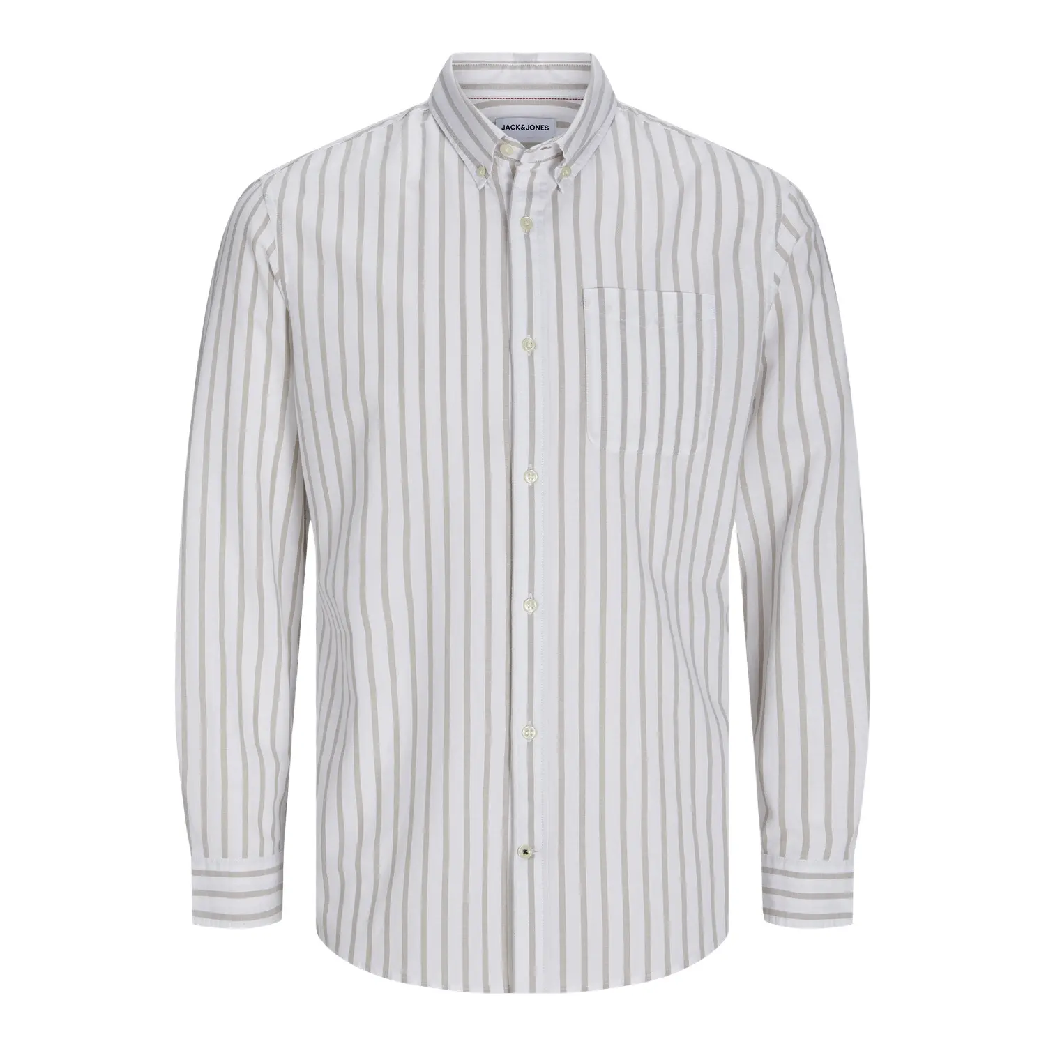 Jack & Jones Uomo Beige Camicia Oxford