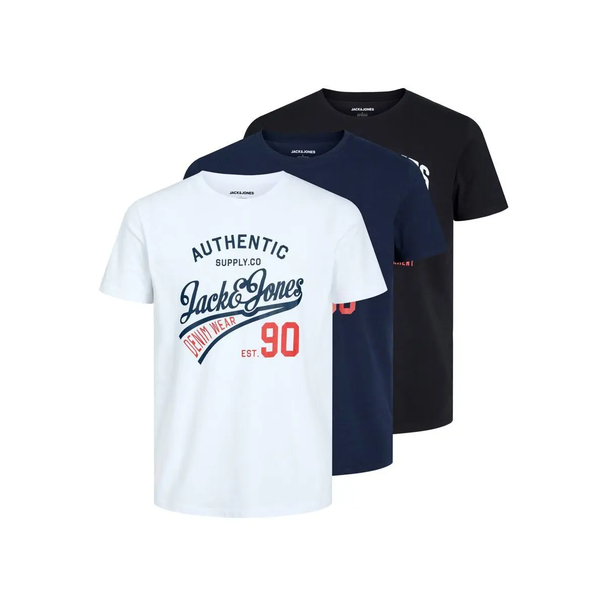 T-shirt s Jack & Jones Than (x3)