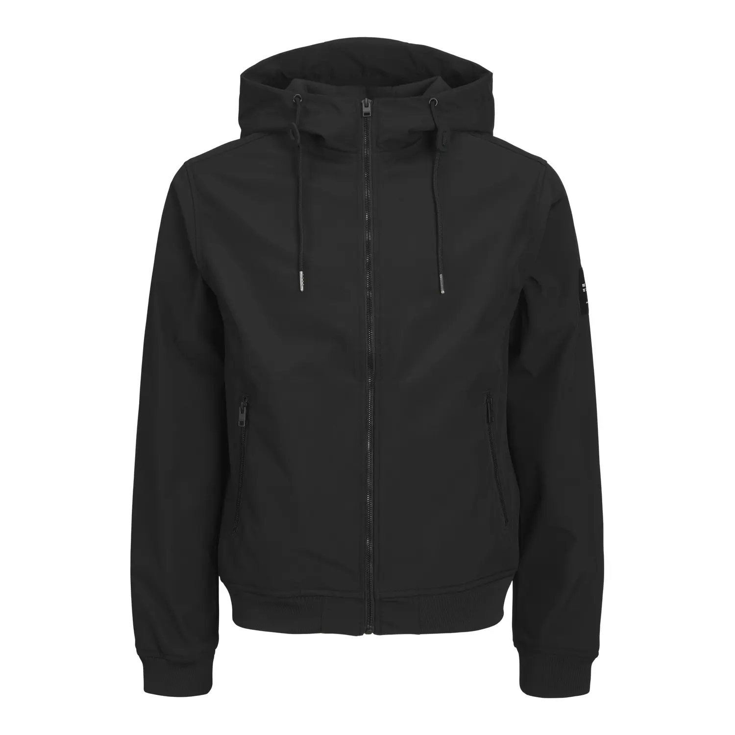 Jack & Jones Men's Black Sweatshirt Large Size Basic Softshell