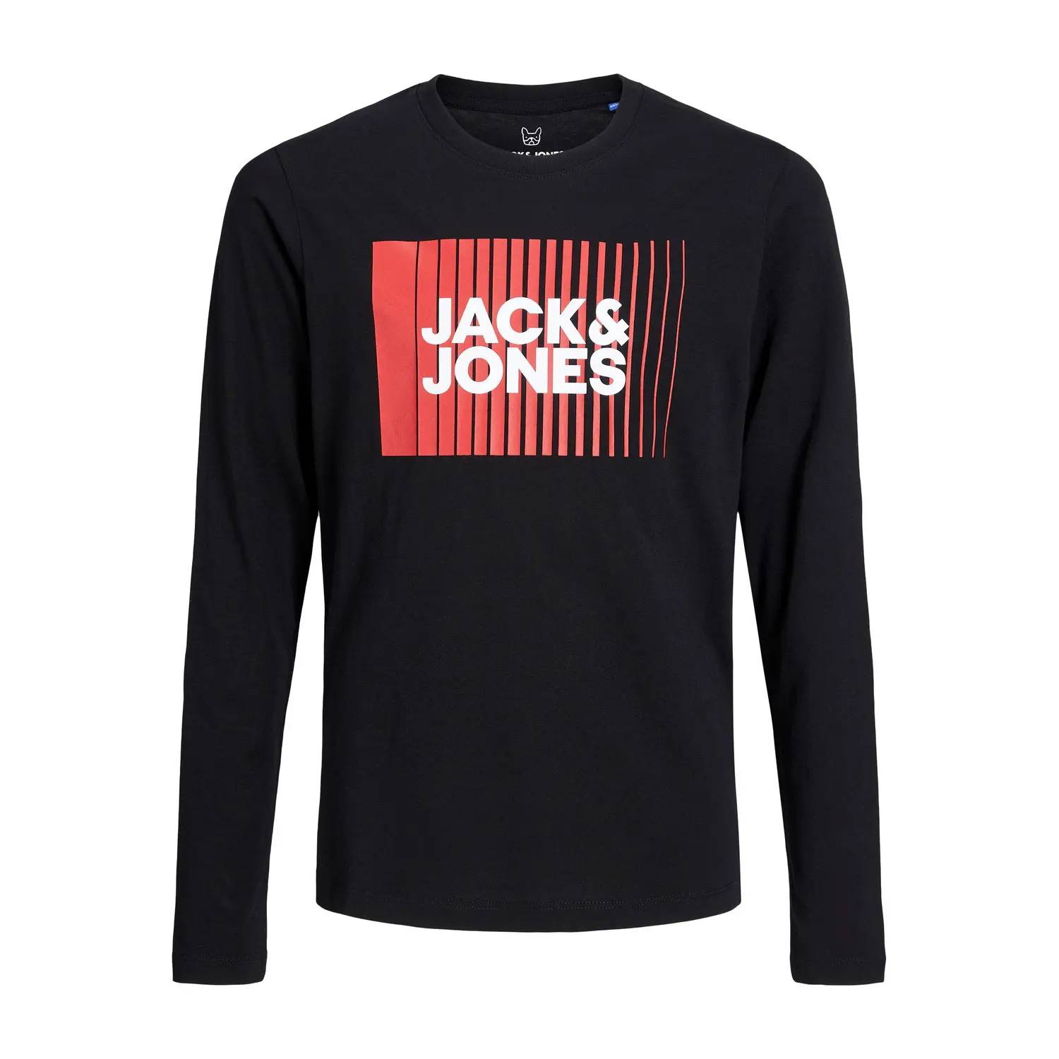 T-Shirt mit langen Ärmeln und Rundhalsausschnitt Kind Jack & Jones Corp Logo Play
