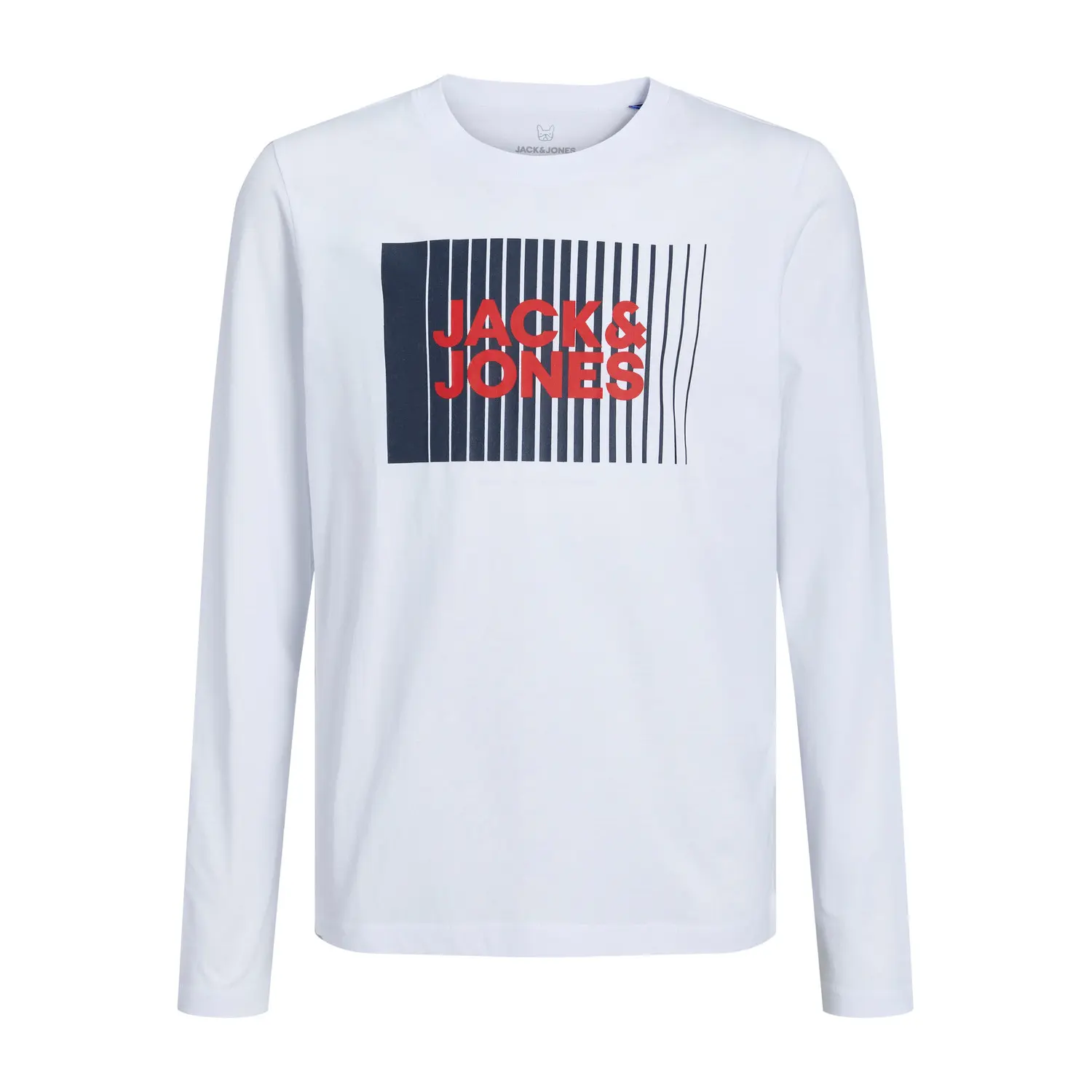 T-Shirt mit langen Ärmeln und Rundhalsausschnitt Kind Jack & Jones Corp Logo Play