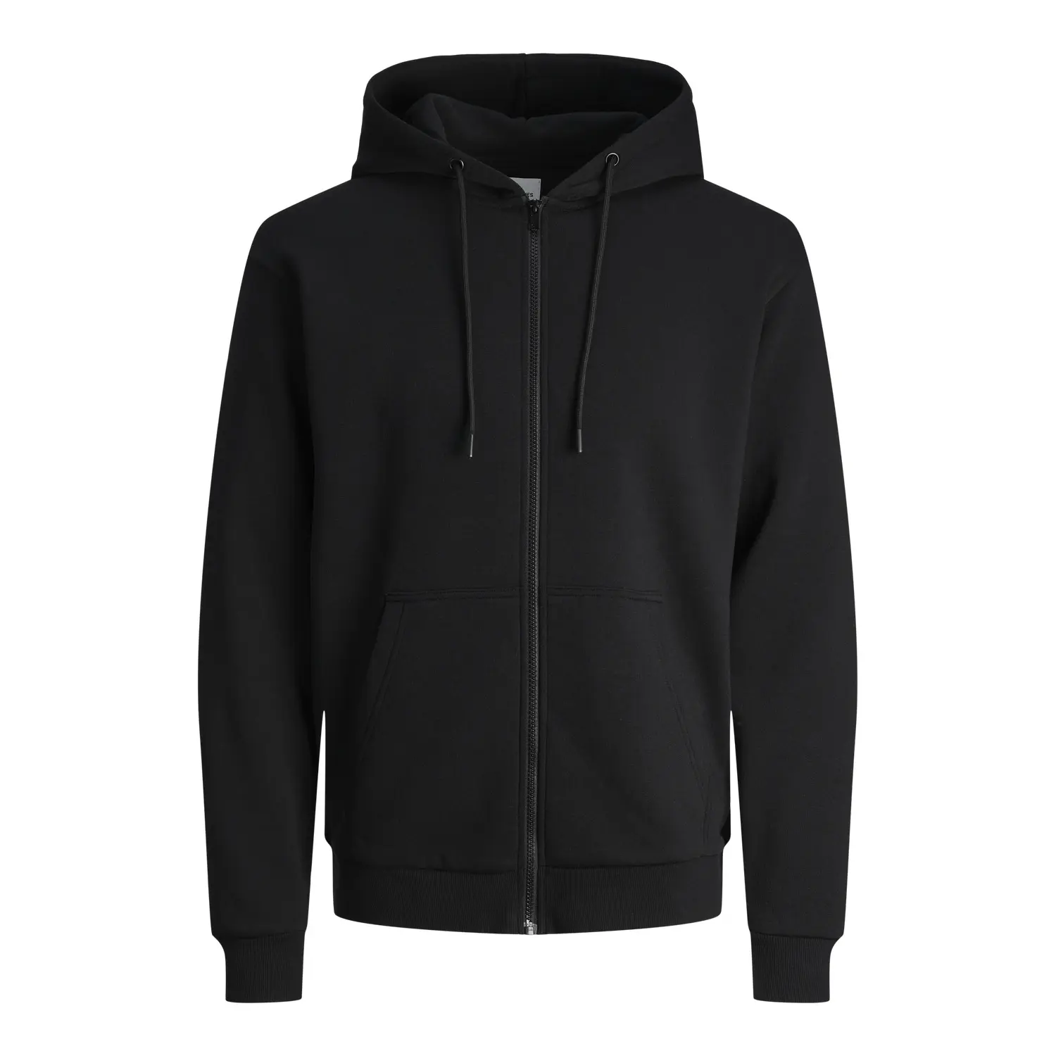 Jack & Jones Black Zip-Up Hoodie Jjebradley