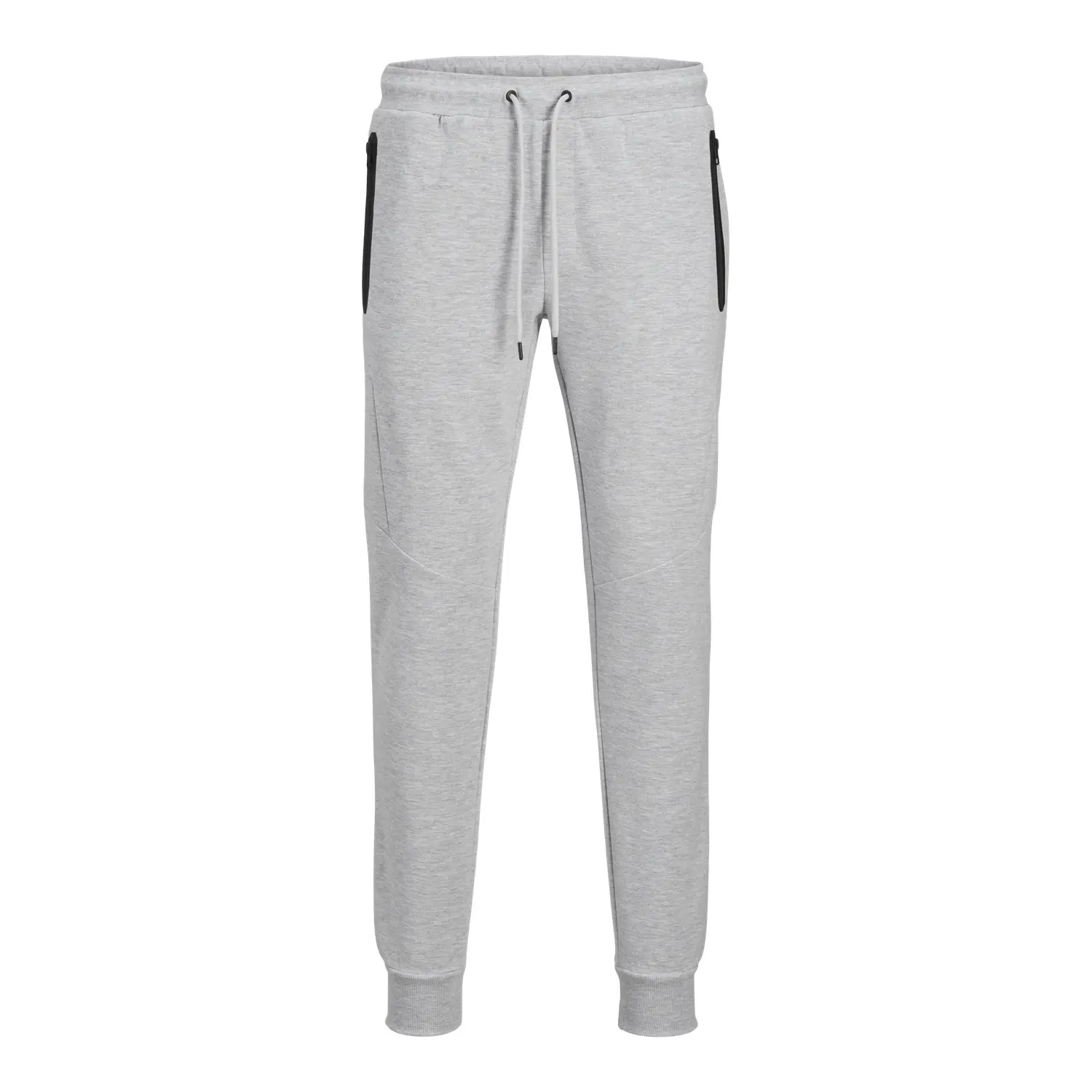 Jack And Jones Men's Lt Grey Melange Will Fusion Joggers - Xl - Image 2