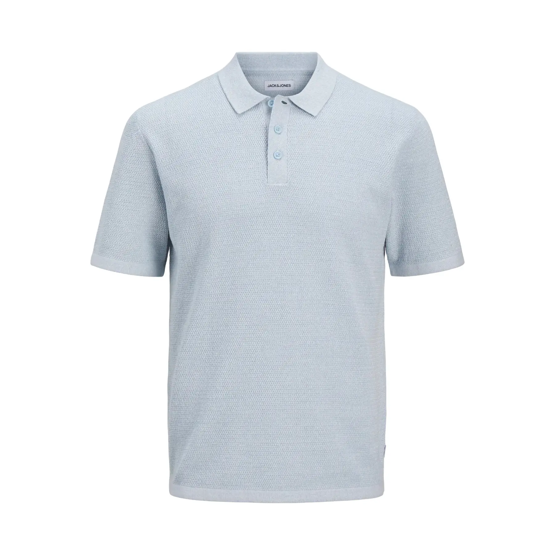 Jack & Jones Men's Blue Mesh Polo George Sn