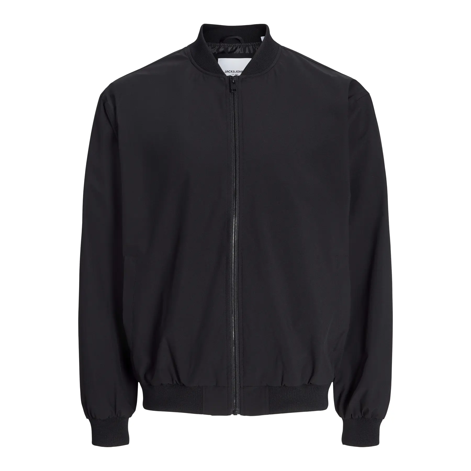 Jack And Jones Men's Charge Bomber Jacket Black Medium - Image 7