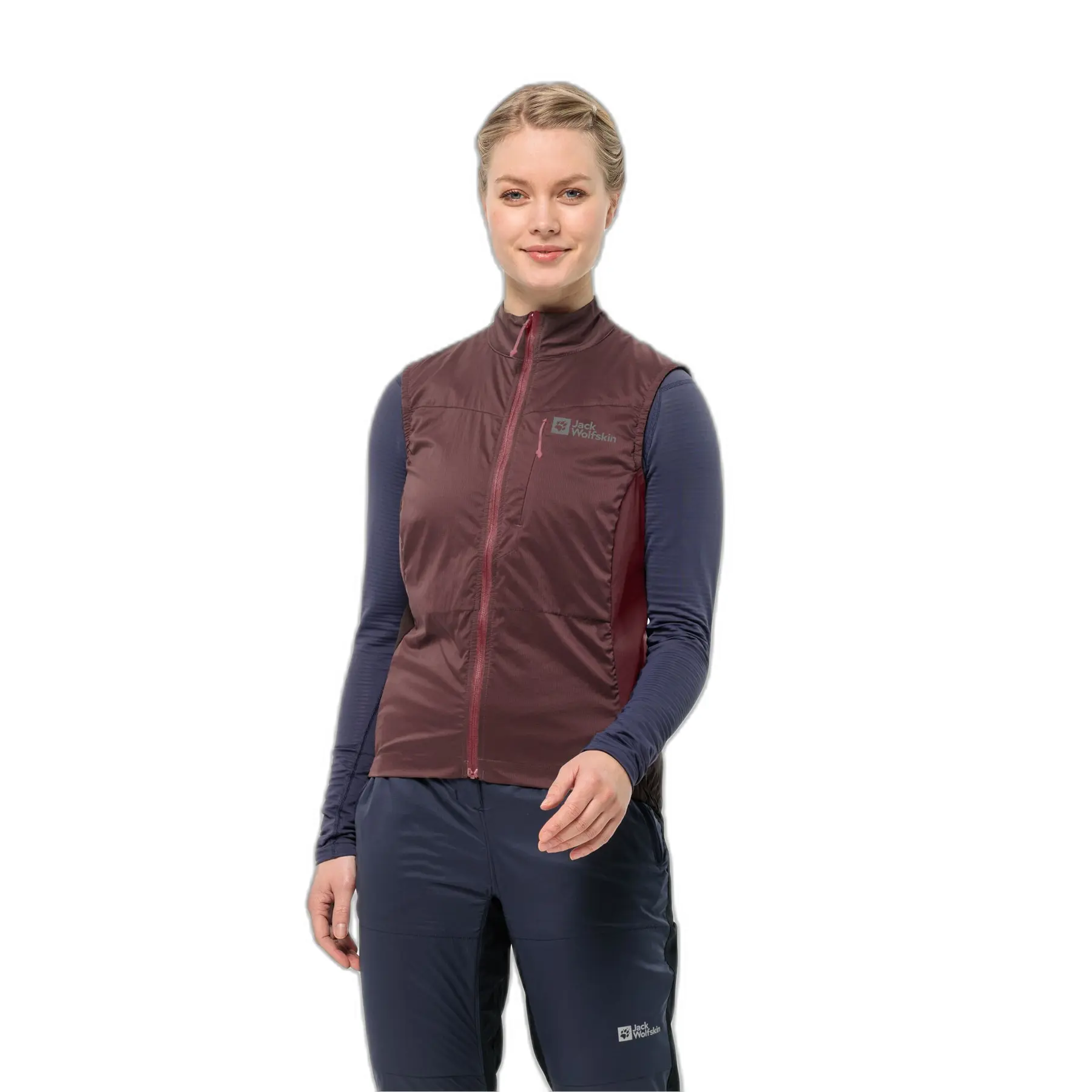 Chaleco grande de mujer Jack Wolfskin Morobbia Alpha