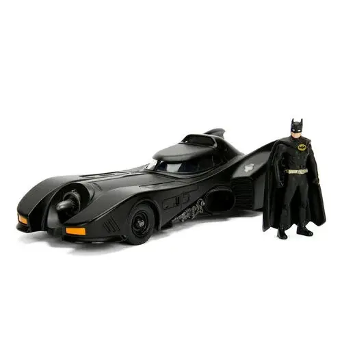 Figurine Batman mit Metallauto Jada Toys DC Comics Batmobile