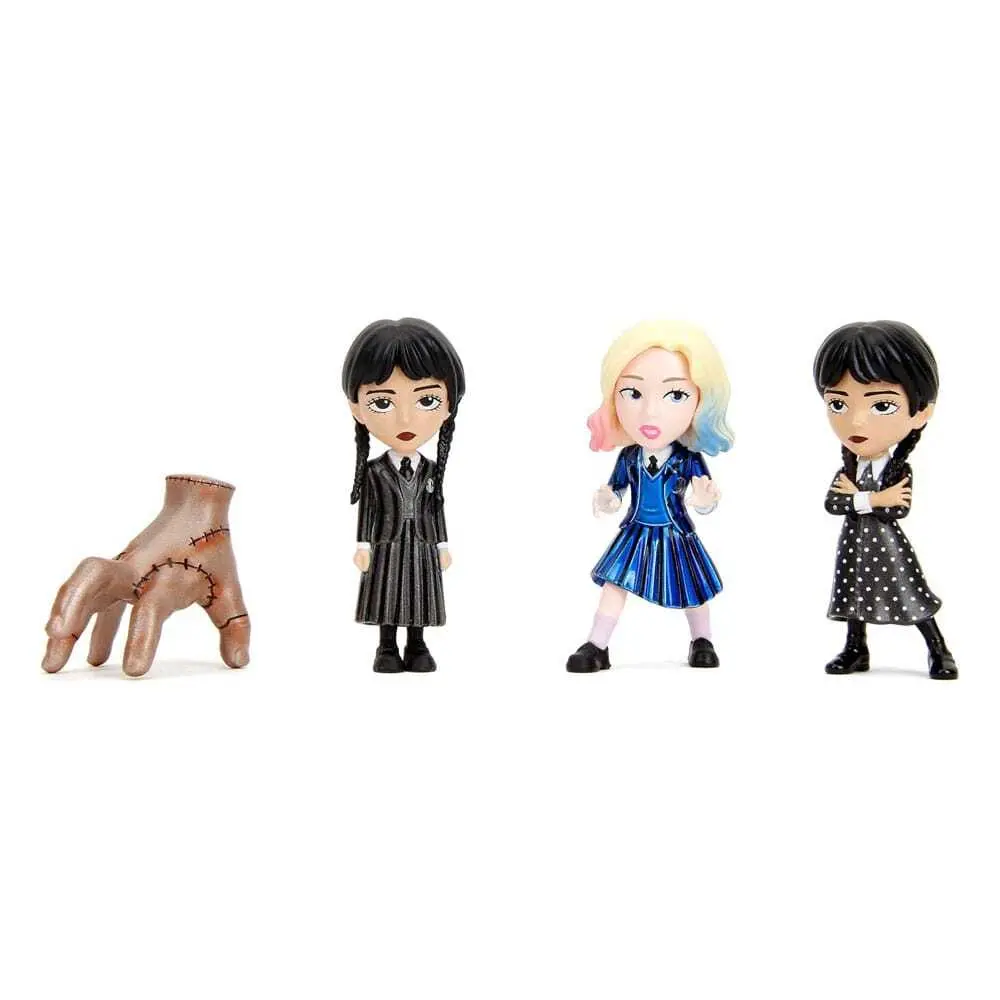 Figurine Jada Toys Wednesday assortiments Diecast Nano Metalfigs Wave (x4)