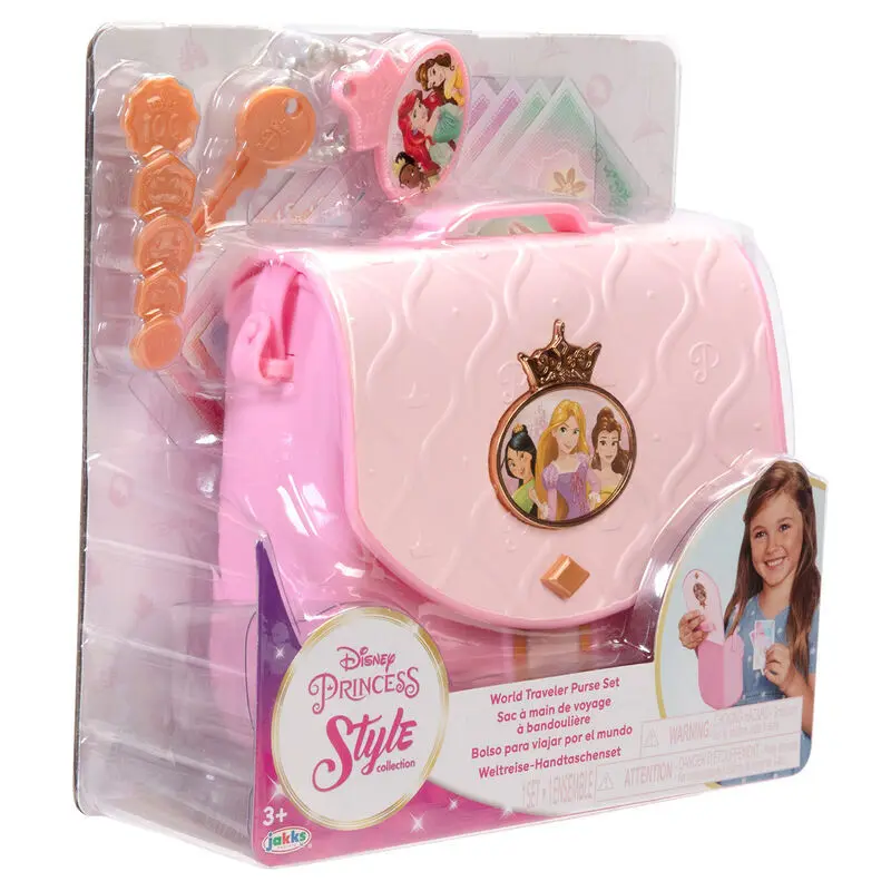 Porte-monnaie avec accessoires fille Jakks Pacific Disney Princess World Traveler