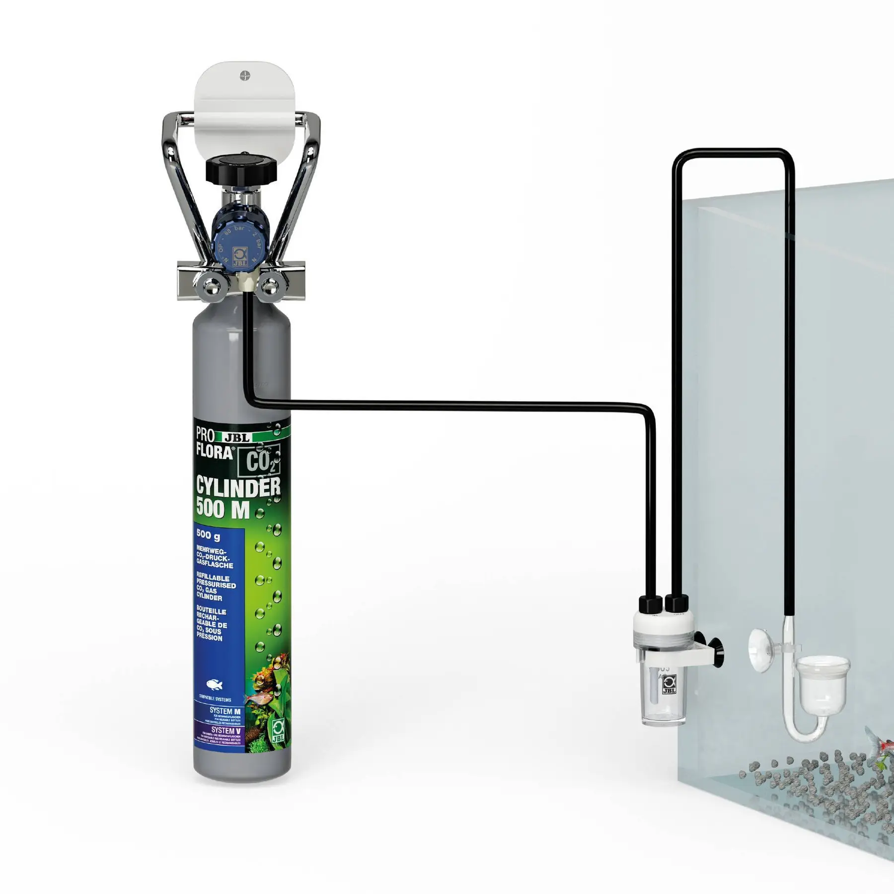Jbl Aquaristik Und Terraristik Silber/Blau Co2 Düngeanlage (Aquarium Pflanzenpflege), Aquarium Pflege - Image 4