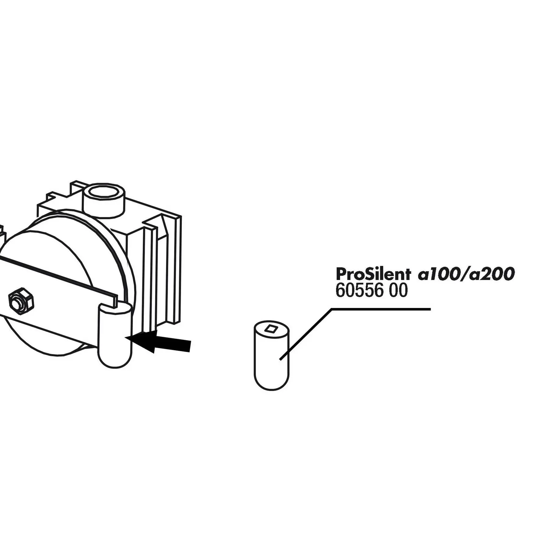 Fixation ancre membrane JBL ProSilent a100/200