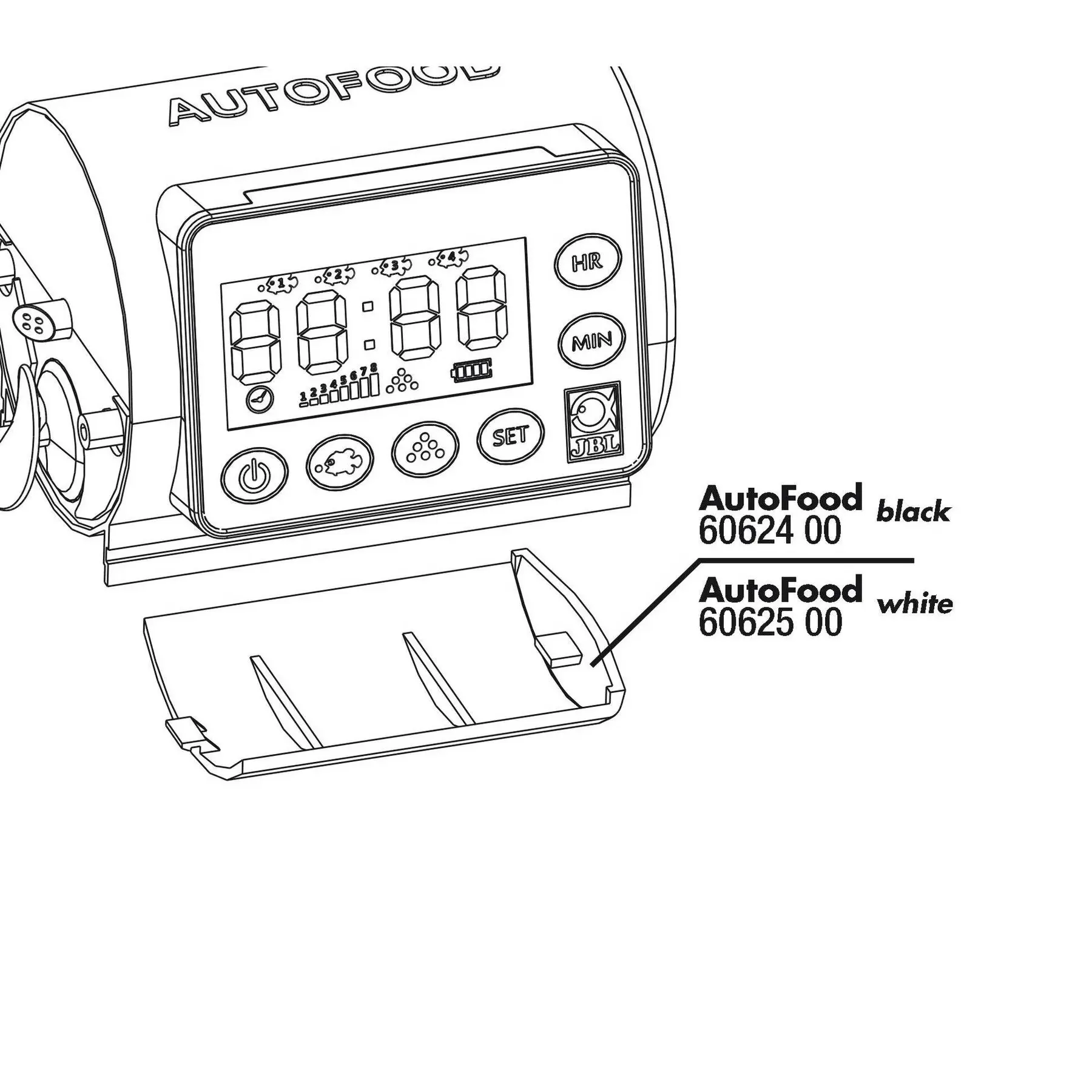 Batterieabdeckungen JBL AutoFood