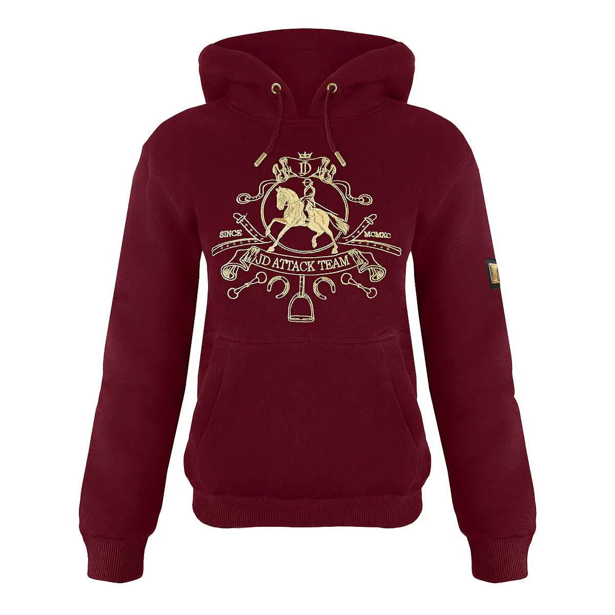 Women's hooded sweatshirt JD Attack Royal