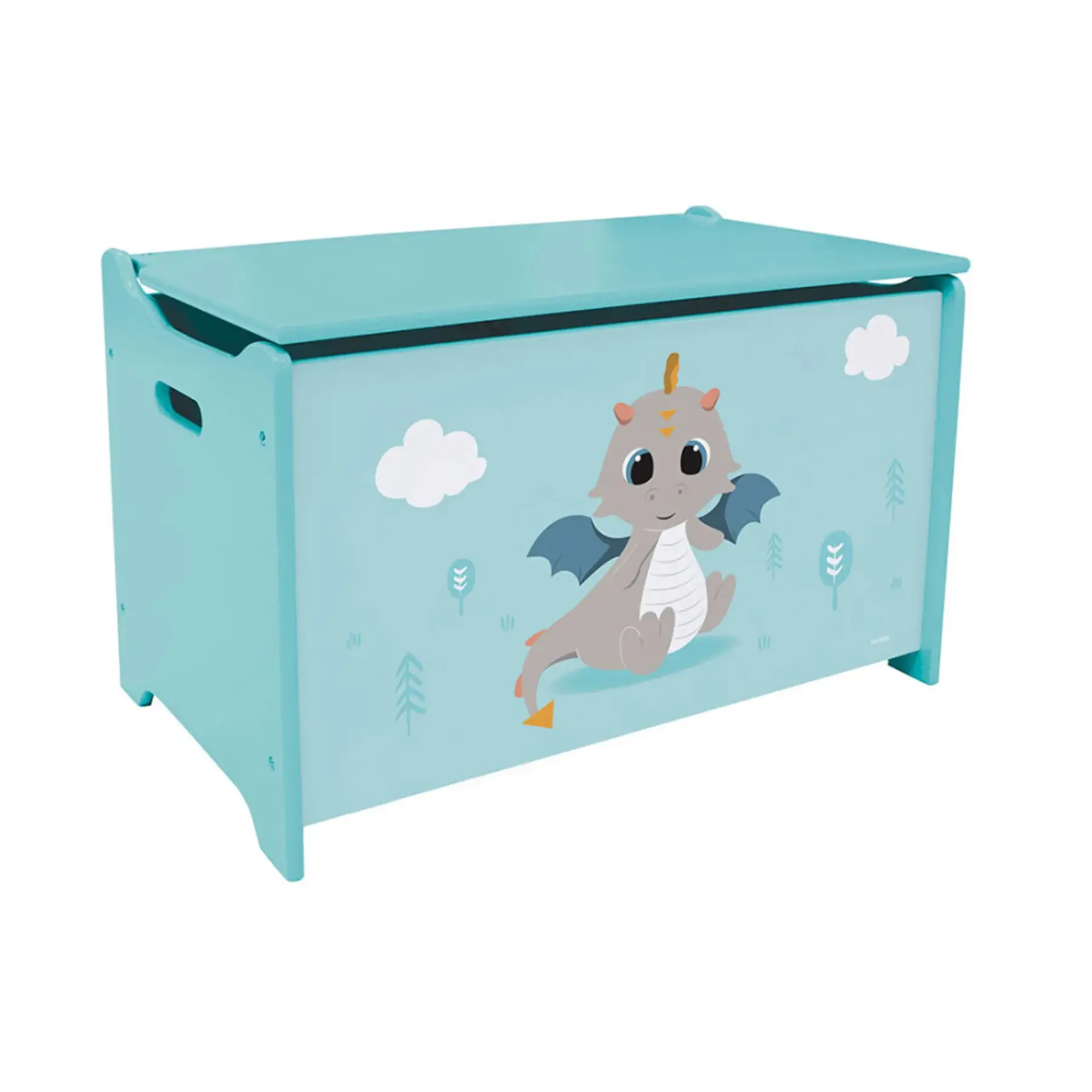 Coffre à jouets en bois enfant Fun House Leon Le Dragon Coffre à jouets en bois enfant Fun House Leon Le Dragon