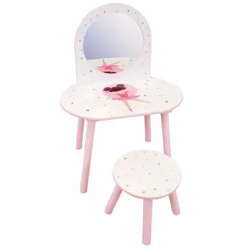 Coiffeuse avec tabouret Fun House Ballerine Coiffeuse avec tabouret Fun House Ballerine