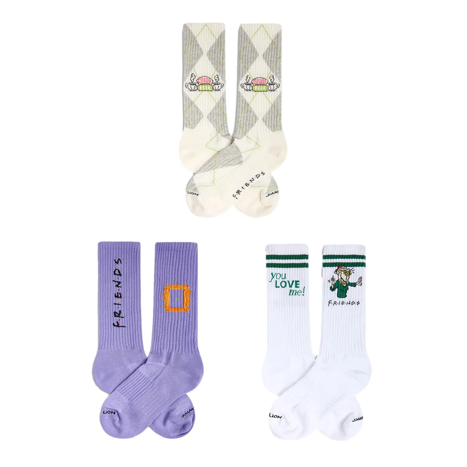 Socken Jimmy Lion Friends (x3)