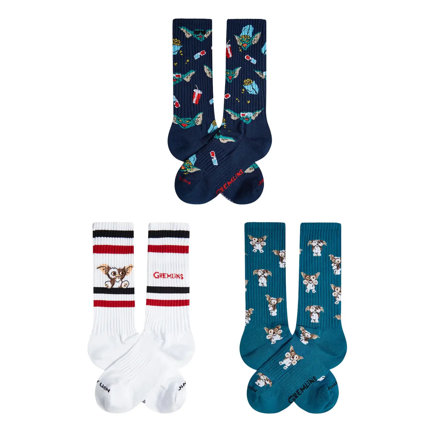 Socken Jimmy Lion Gremlins (x3)