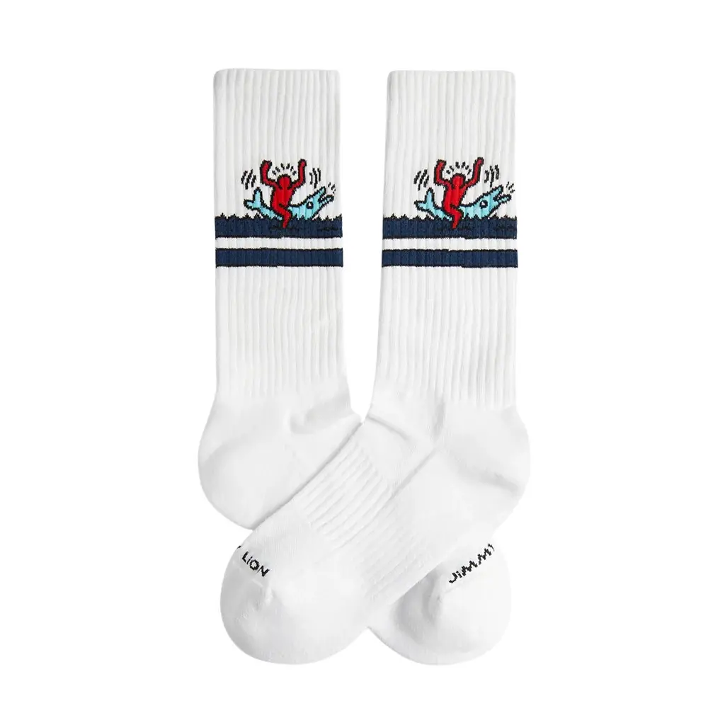 Calze Jimmy Lion Athletic Keith Haring Dolphin
