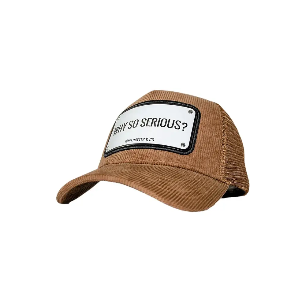 Corduroy Trucker Cap John Hatter Why So Serious