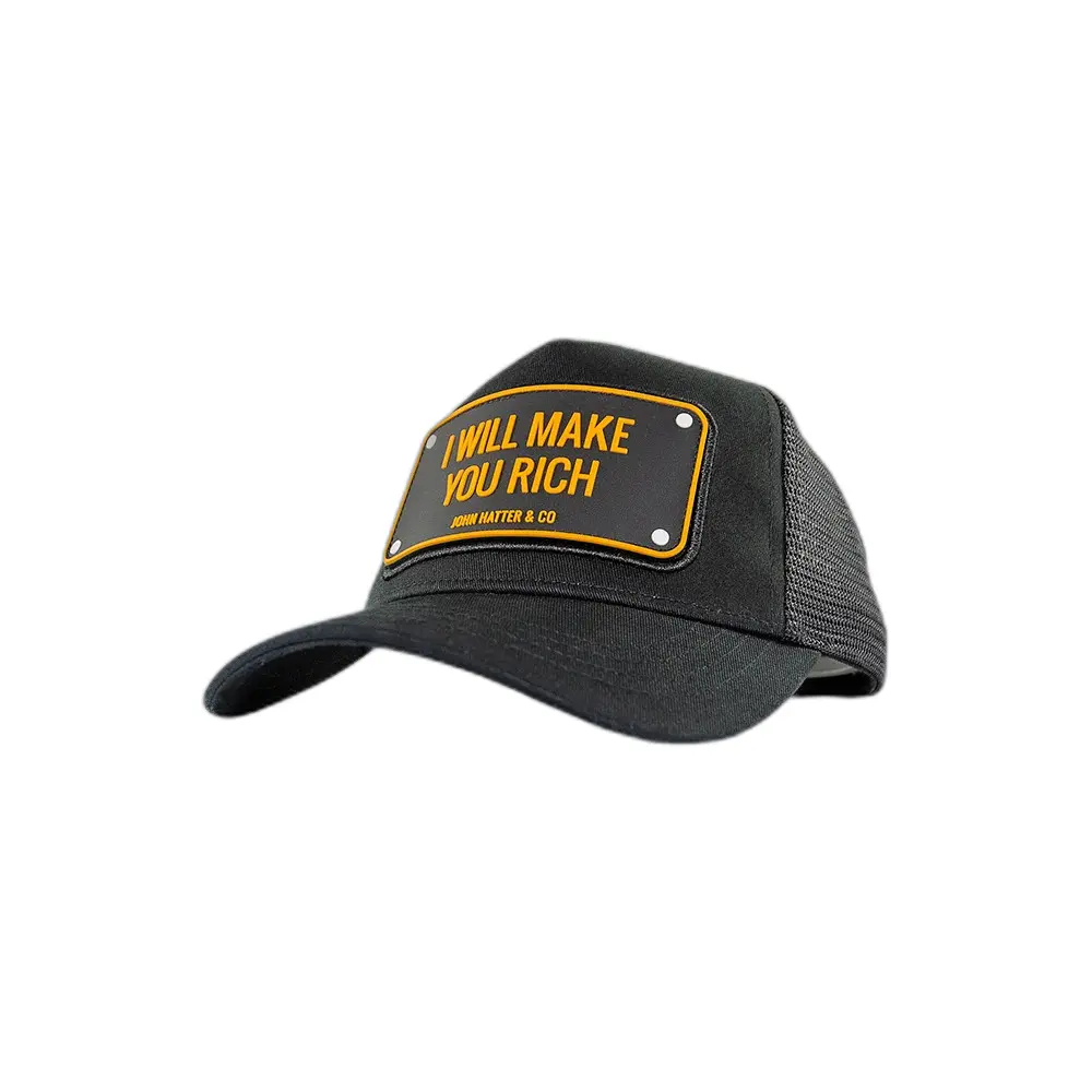 Trucker-Cap mit Gummi-Patch John Hatter I Will Make You Rich
