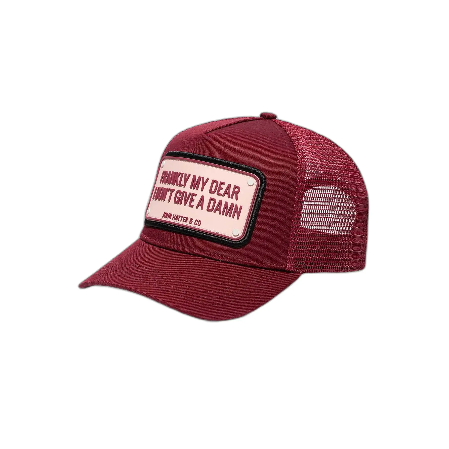 Trucker Pet Met Rubber Badge John Hatter Frankly My Dear