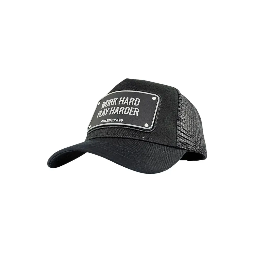 Trucker Pet Met Rubber Badge John Hatter Work Hard