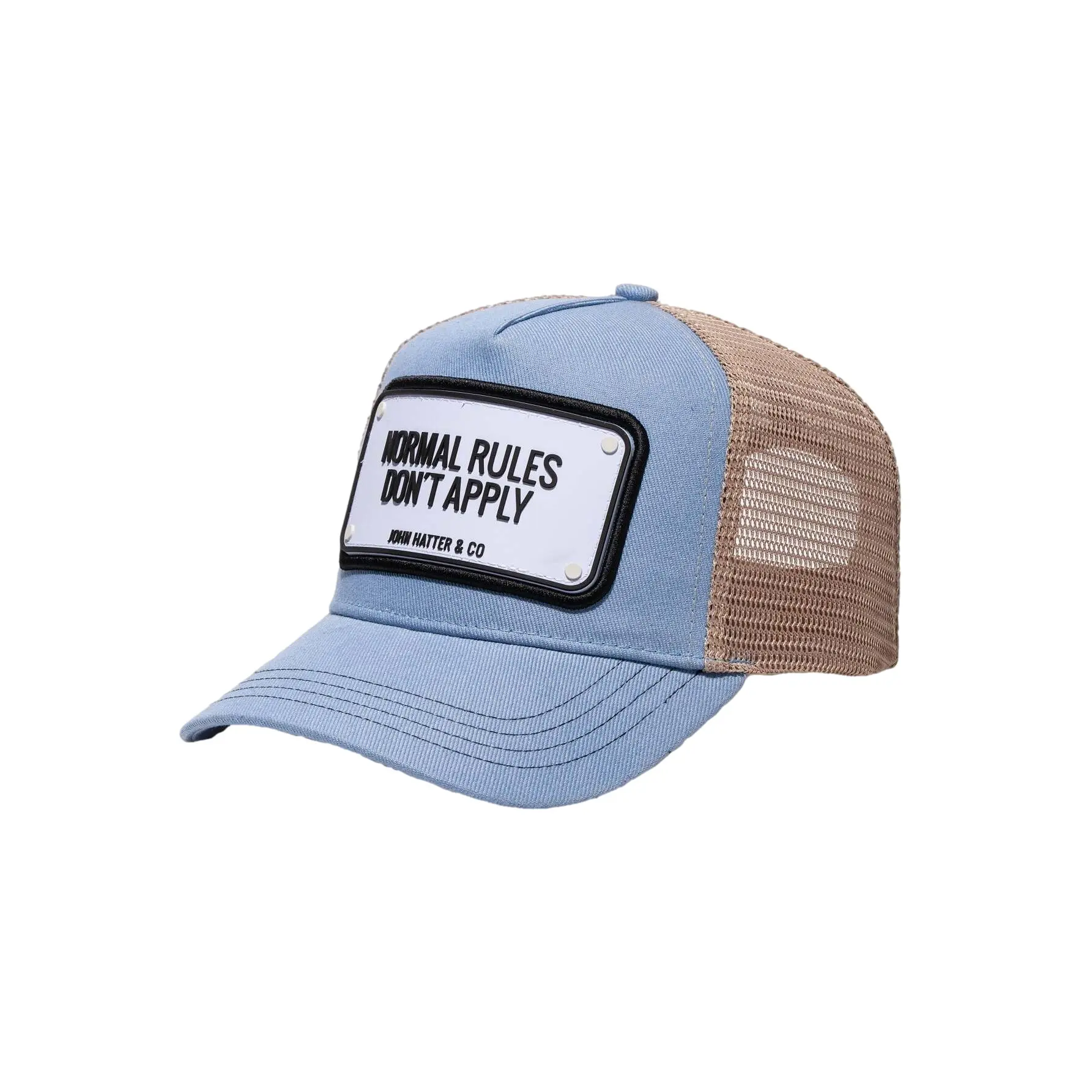 Trucker Pet Met Rubber Badge John Hatter Normal Rules Don't Apply