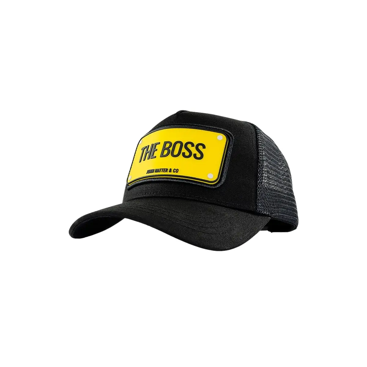 Trucker Pet Met Rubber Badge John Hatter The Boss