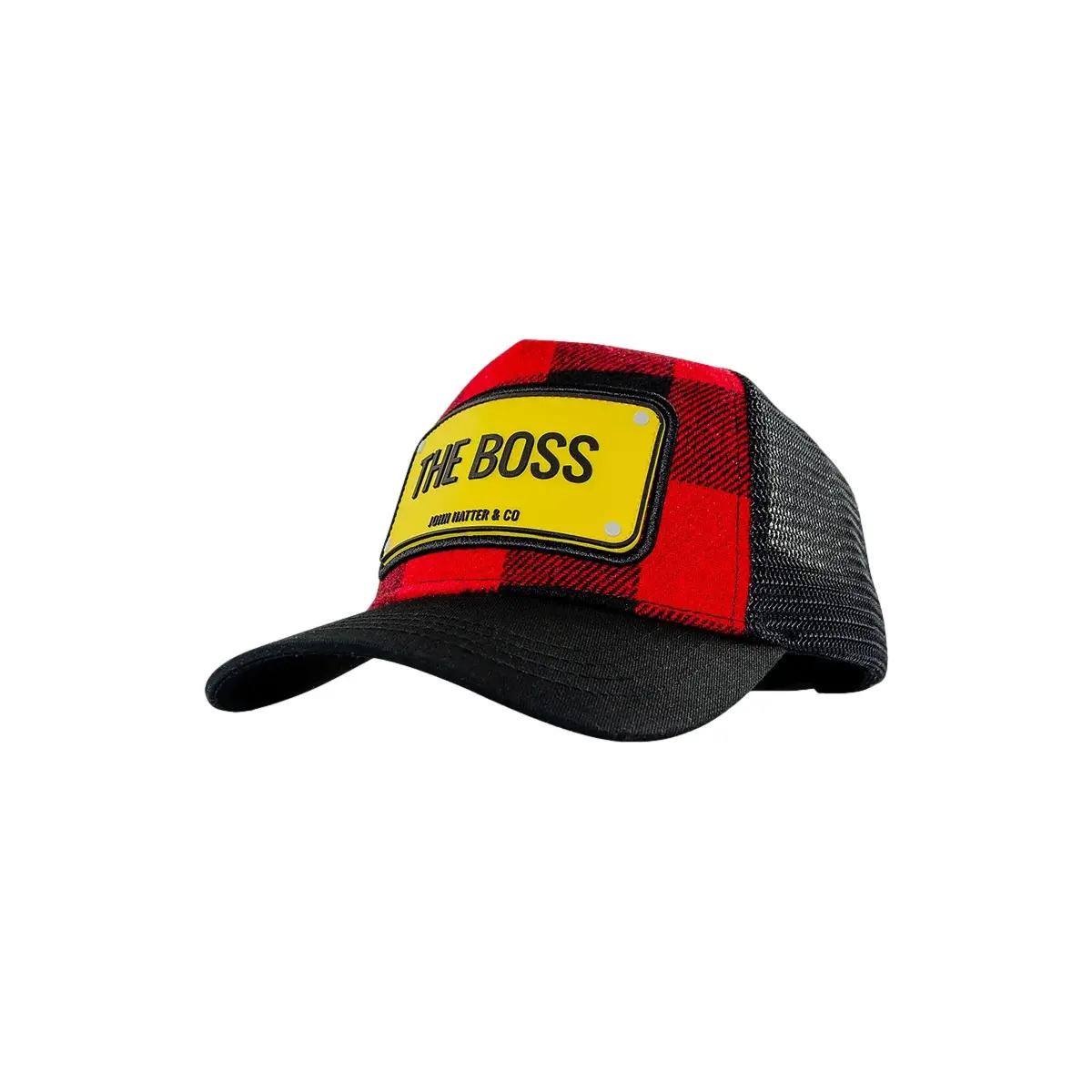 Flanellen Trucker Cap John Hatter The Boss
