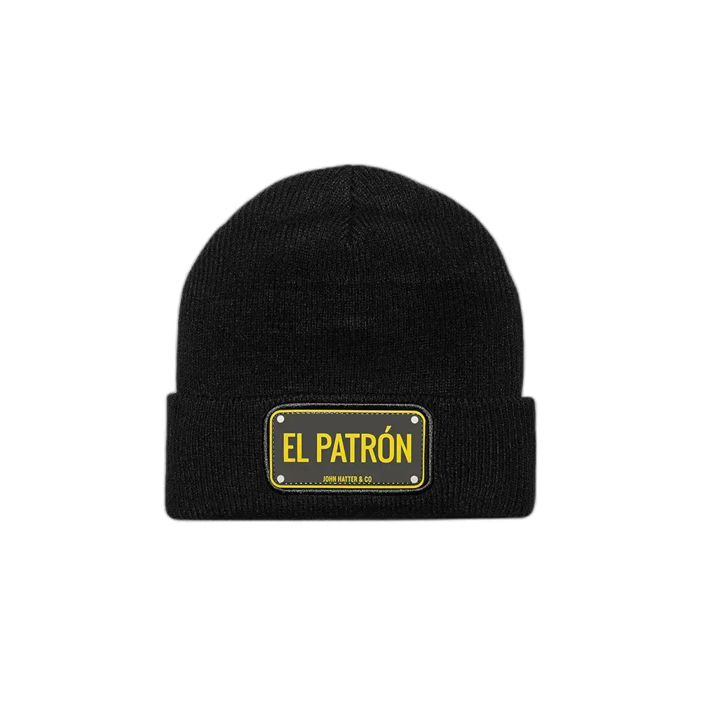 Muts met rubberen embleem John Hatter El Patrón