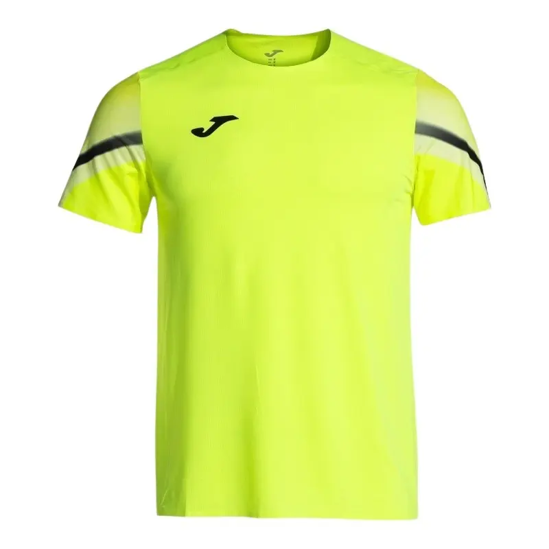 T shirt Running Joma Homme de Elite XI Short Sleeve Fluorescent Yellow - vue 2