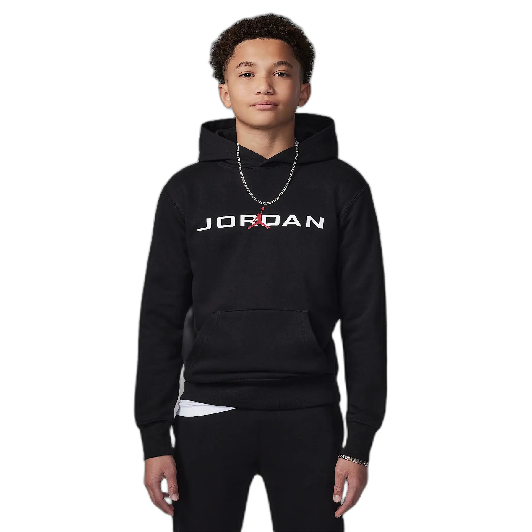 Felpa con cappuccio per bambini Jordan MJ Baseline