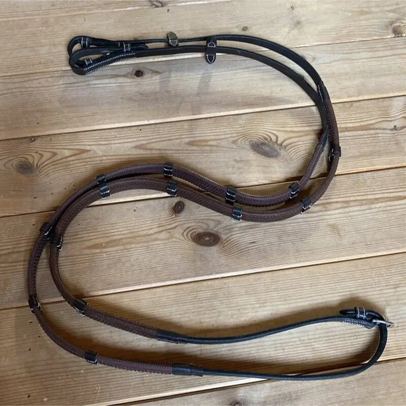 Redini per cavallo in gomma con fermagli 1/2 Jump'In One
