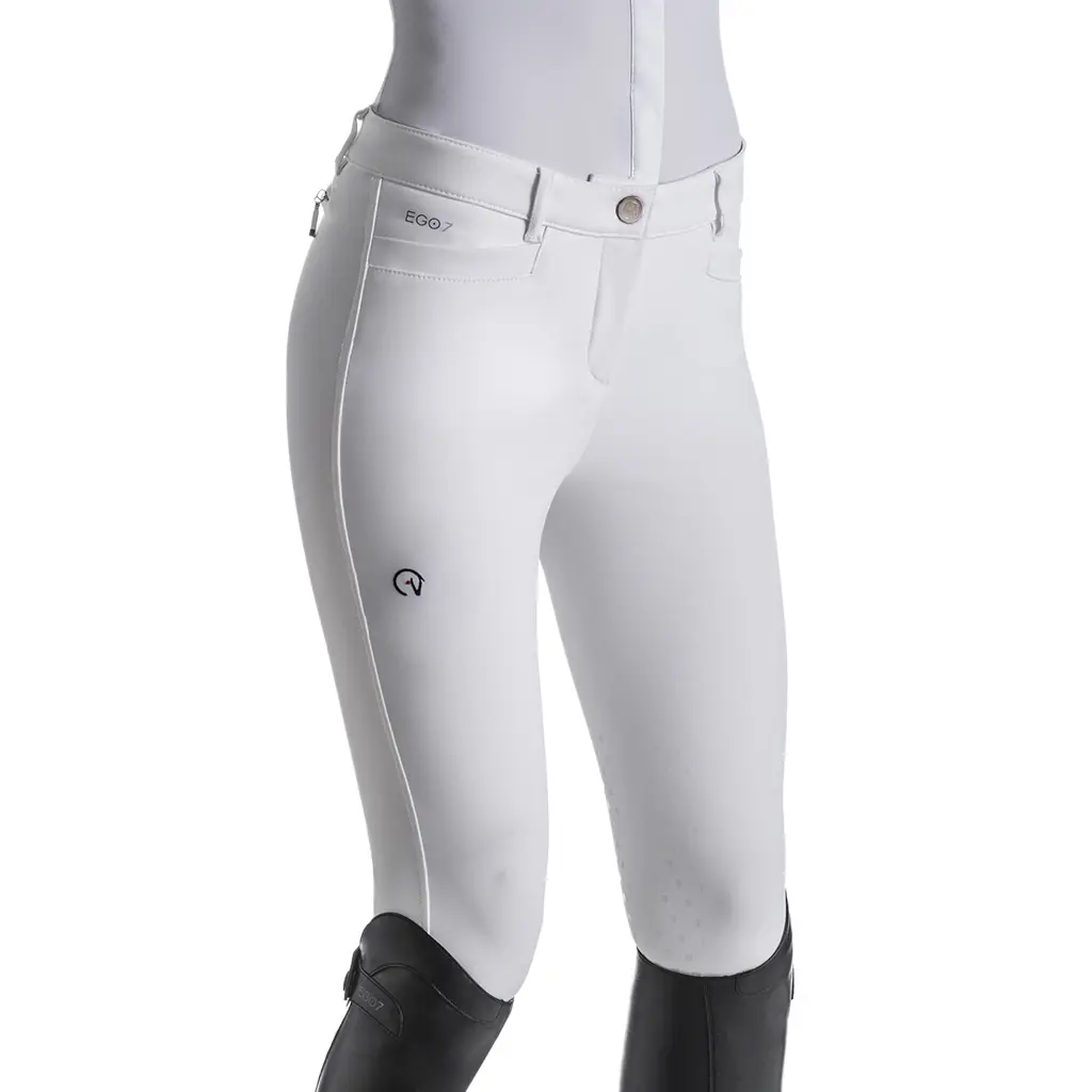 Pantaloni da equitazione da donna a media aderenza Ego 7 Jumping EJ