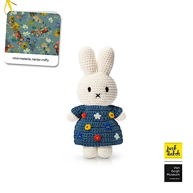 Plüschtier Just Dutch VanGogh x Miffy - Fleurs