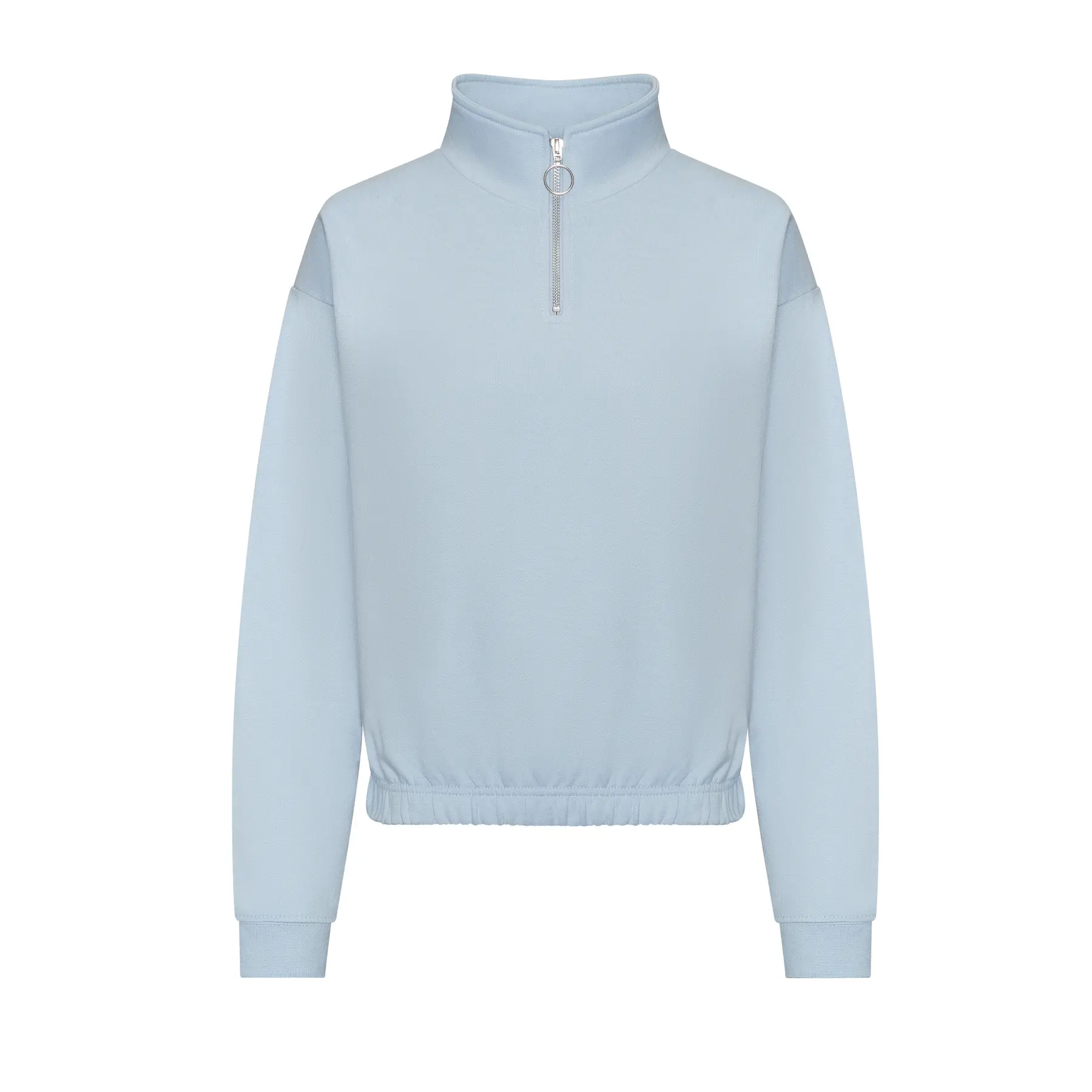 Sweatshirt 1/2 Zip Women Just Hoods