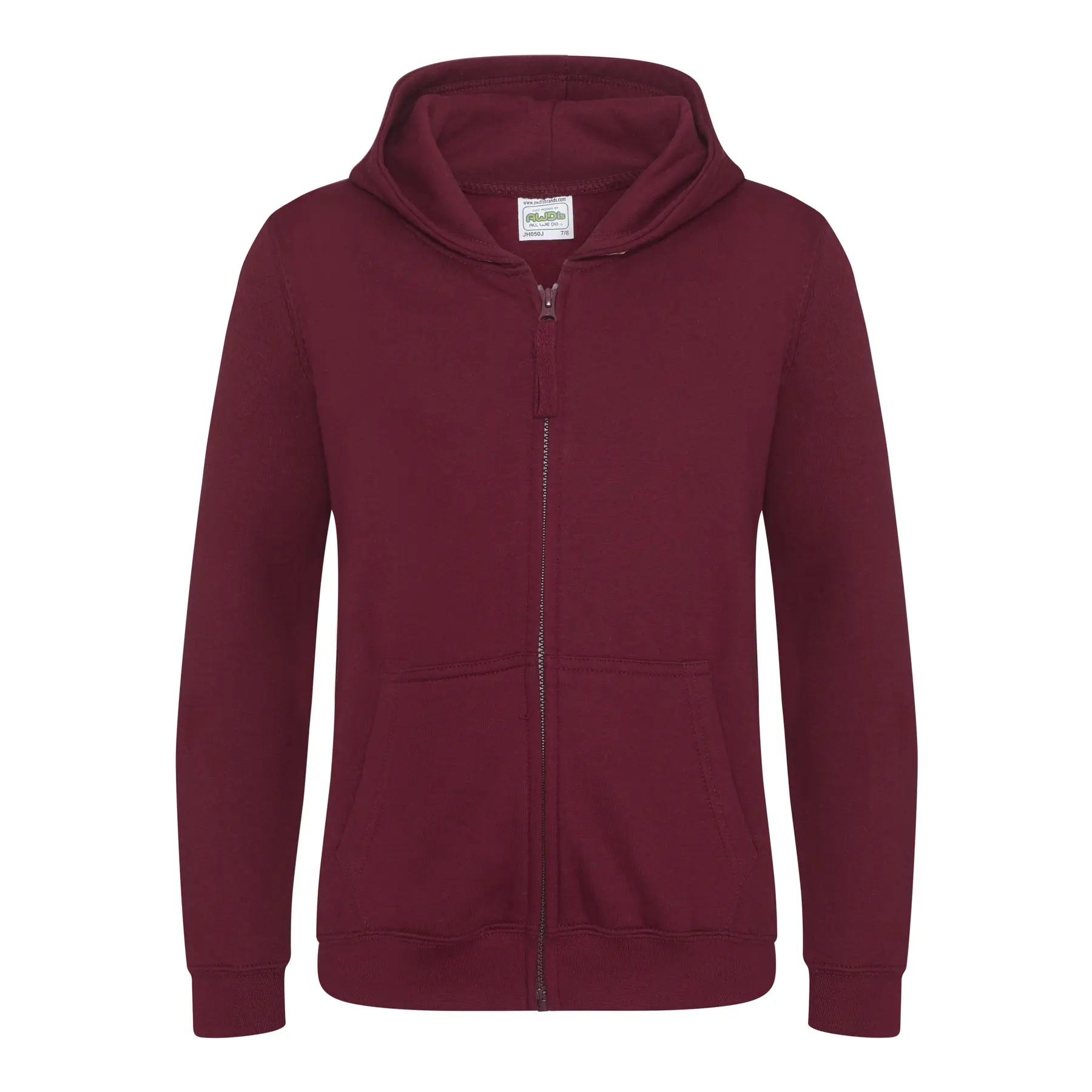Sweatshirt à capuche full zip enfant Just Hoods