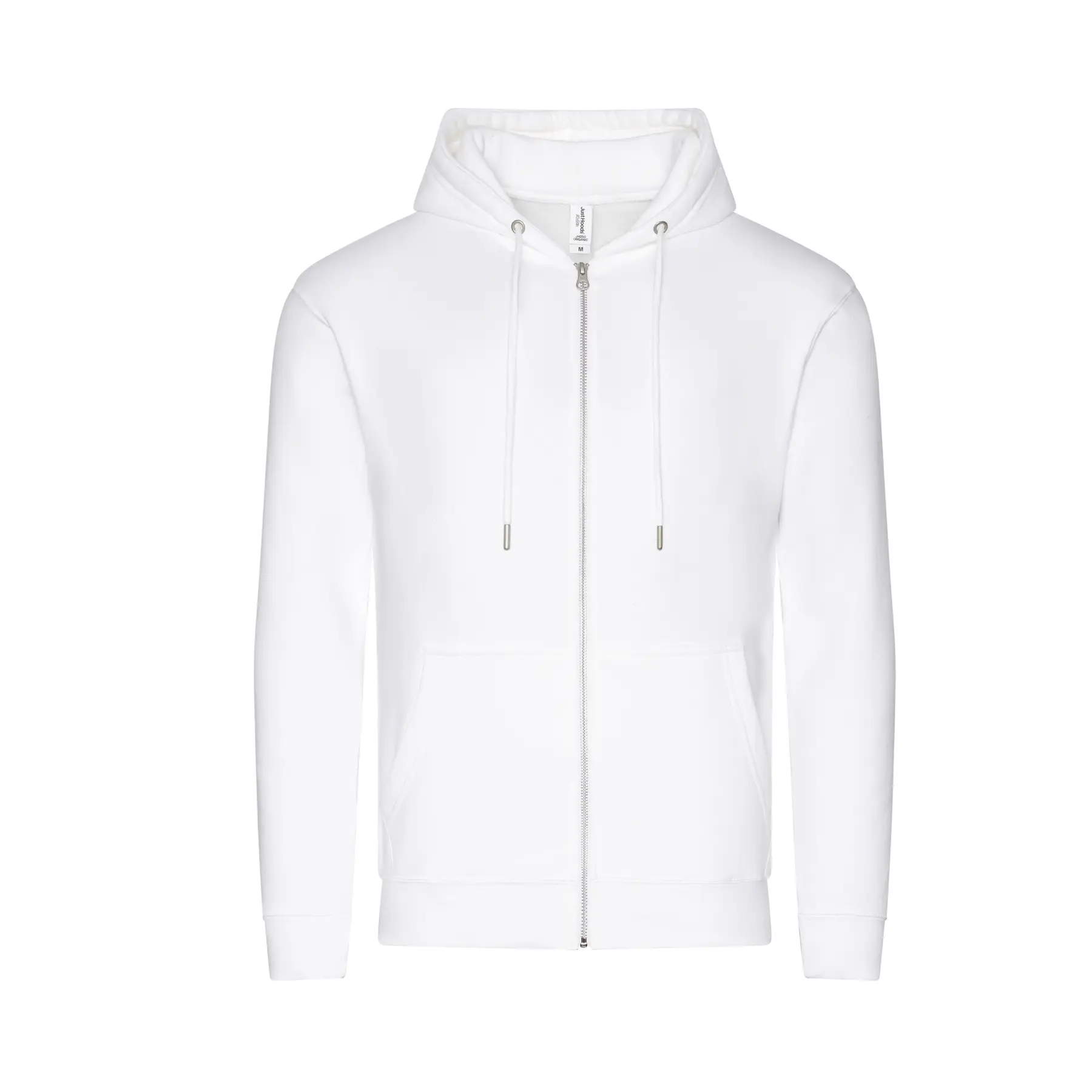 Felpa con cappuccio zip biologica Just Hoods Organic