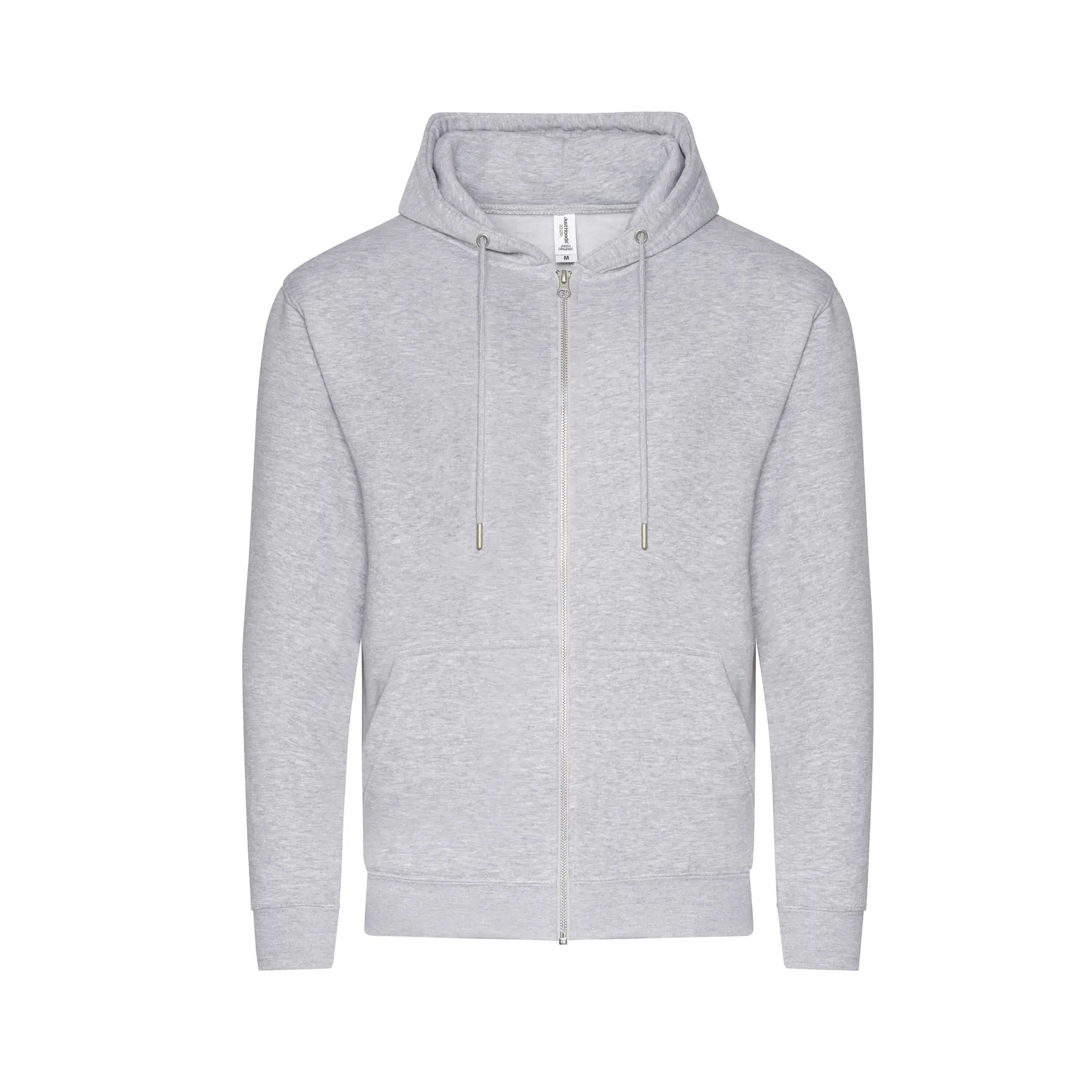Felpa con cappuccio zip biologica Just Hoods Organic