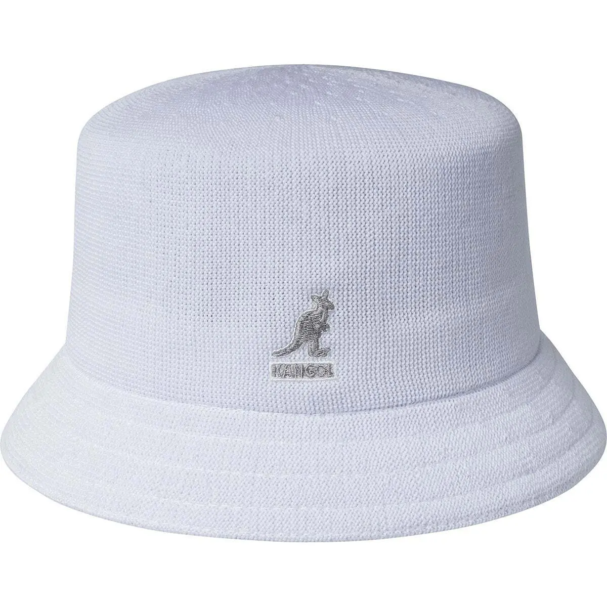 Kangol Unisex Bianco Cappello Tropic Bin Bucket By - Immagine 3