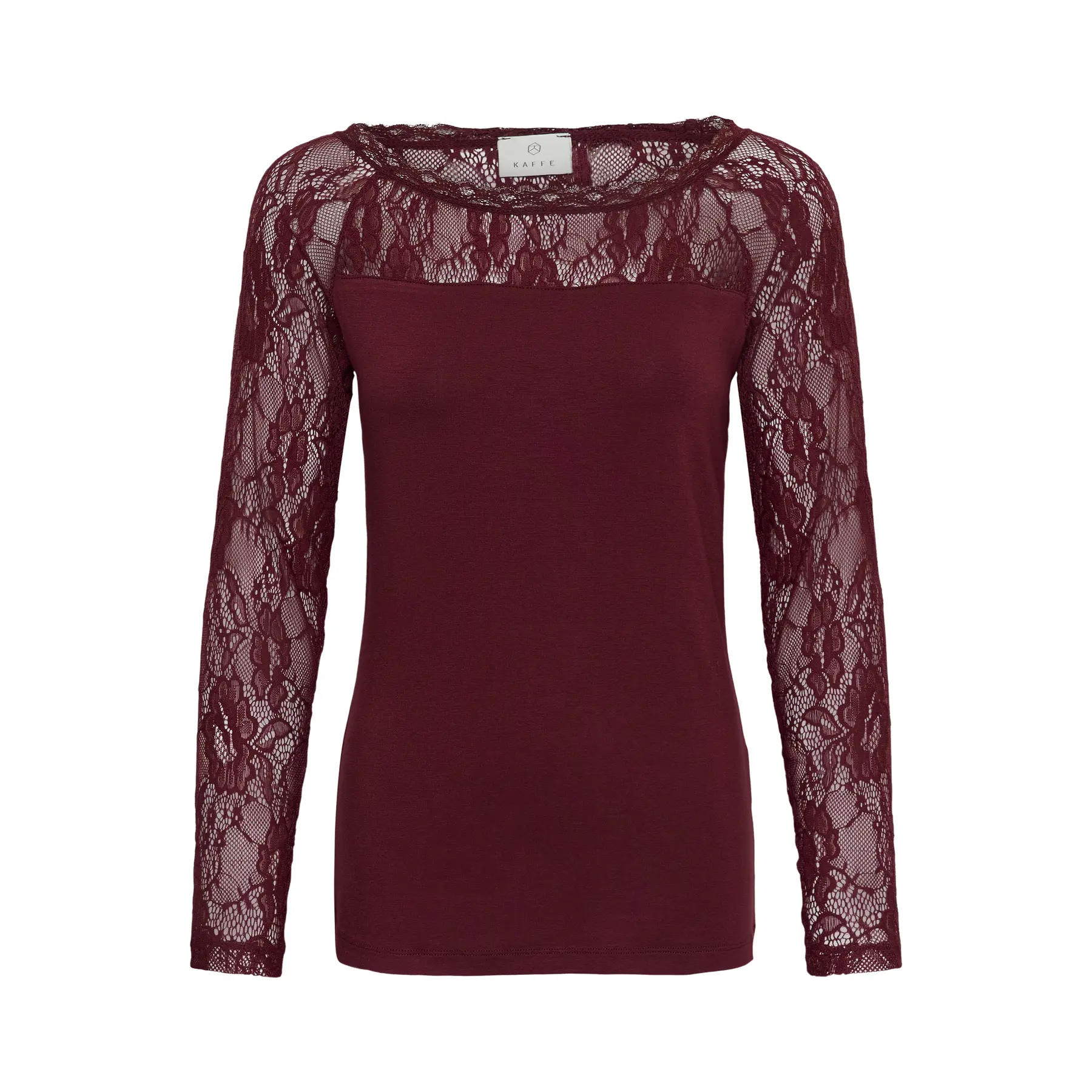 Maglione girocollo da donna KAFFE Lacy Boat