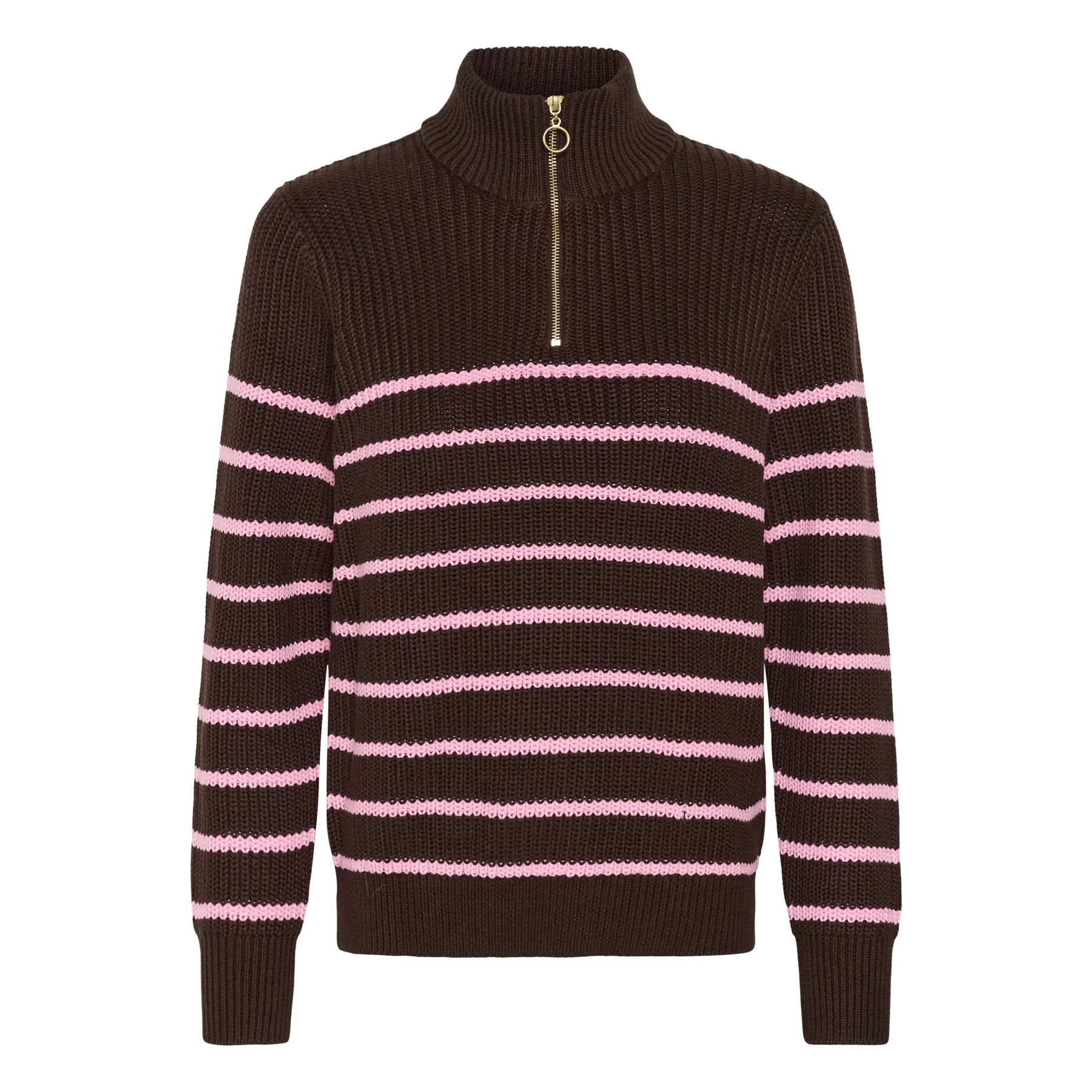 Pullover 1/2 Reißverschluss Damen KAFFE Kalioa