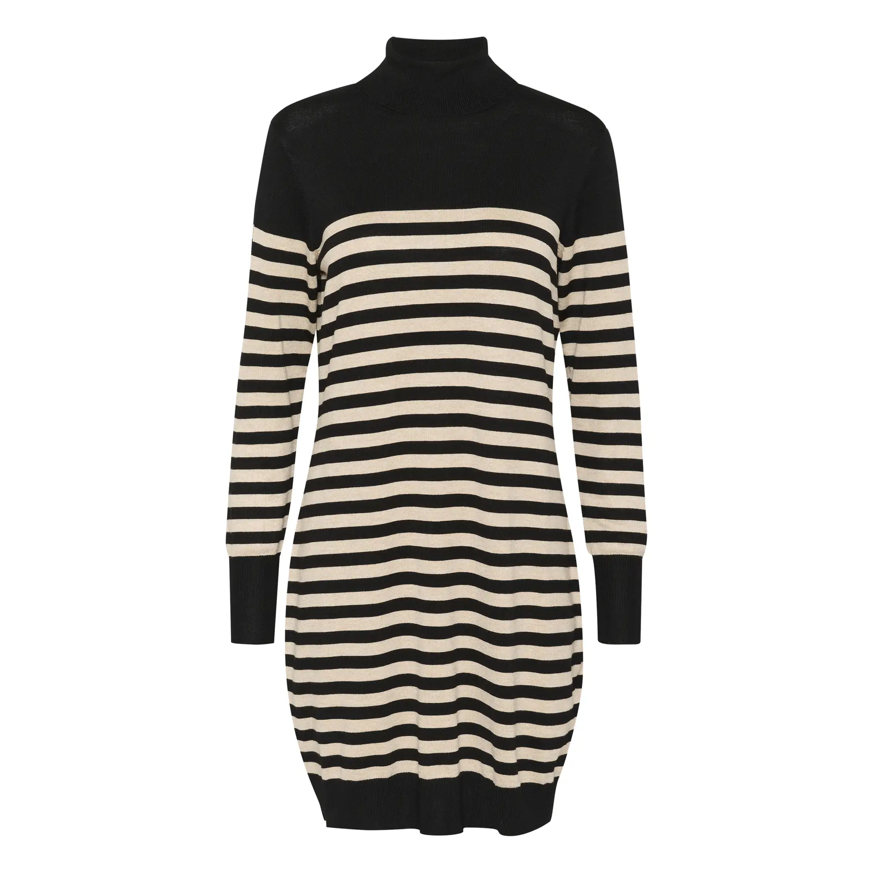 Gestreiftes Strickkleid für Frauen KAFFE Astrid