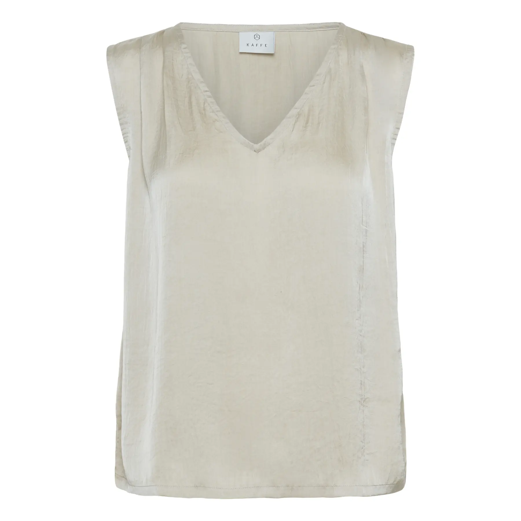 Damen V-Ausschnitt Tanktop KAFFE Kaariel